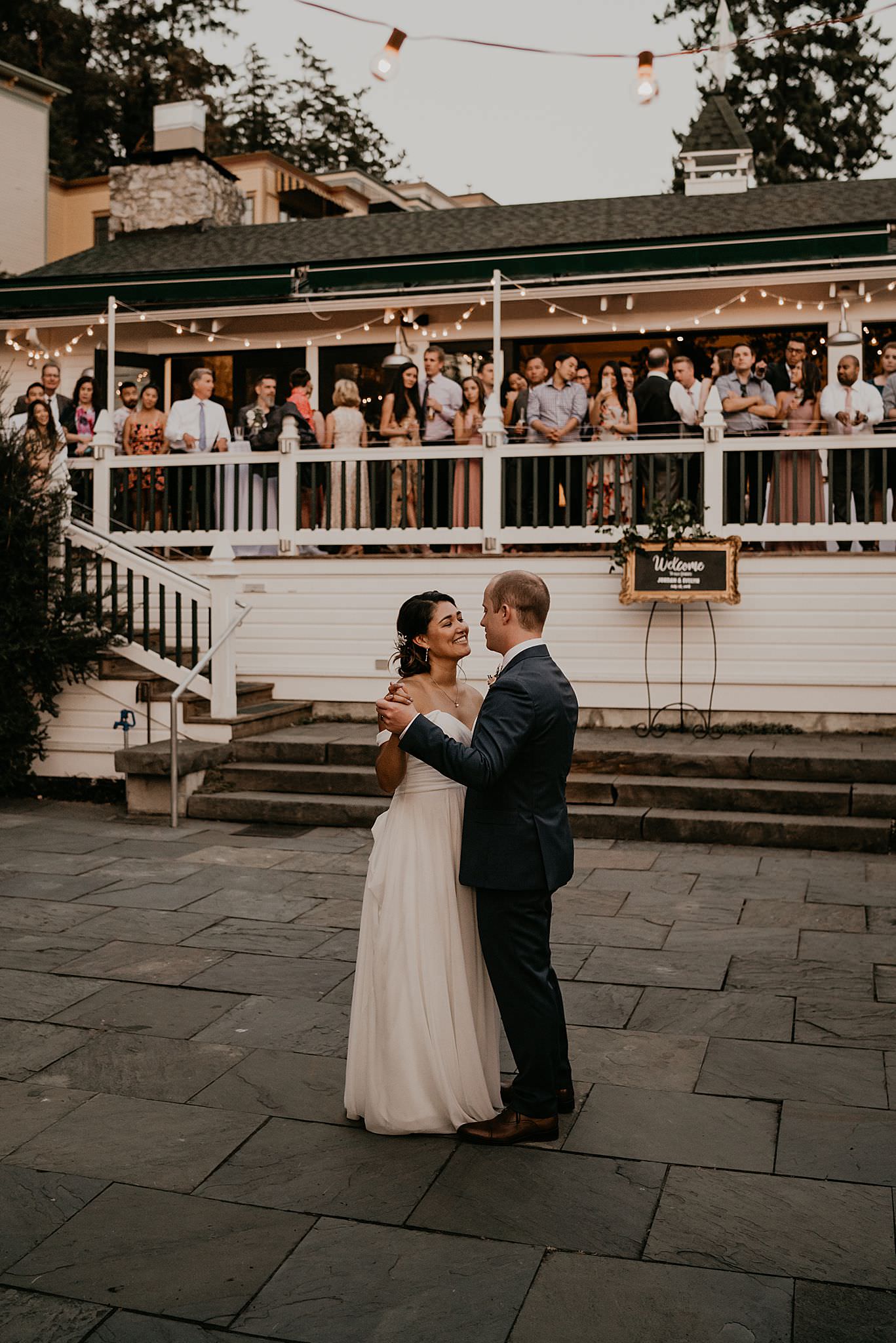 Roche Harbor resort wedding first dance