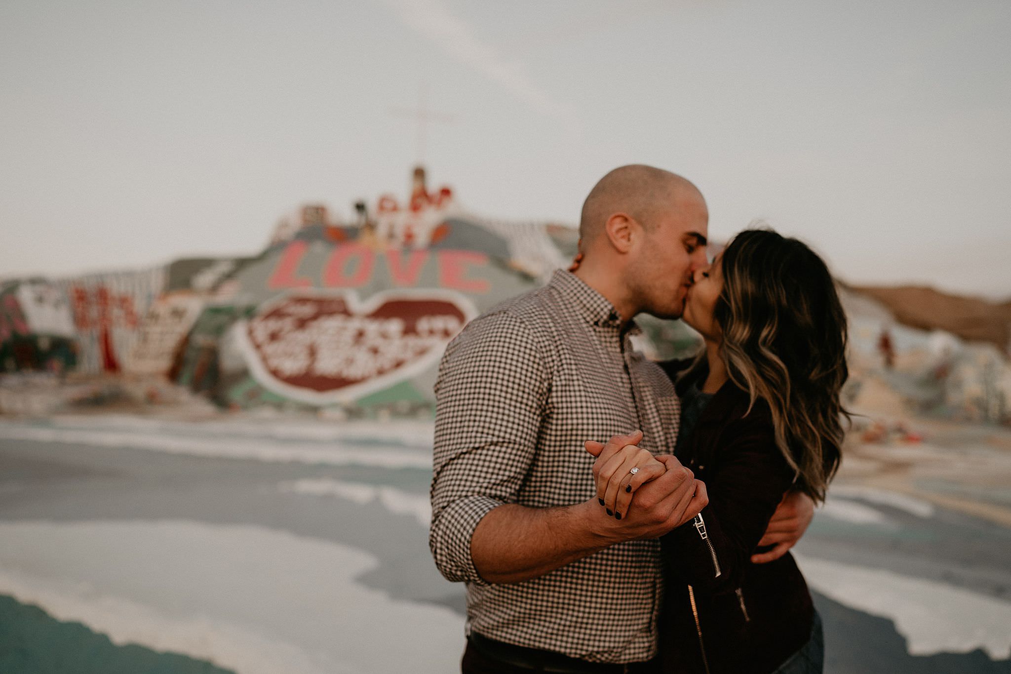 Ring shot and creative shot at salvation mountain