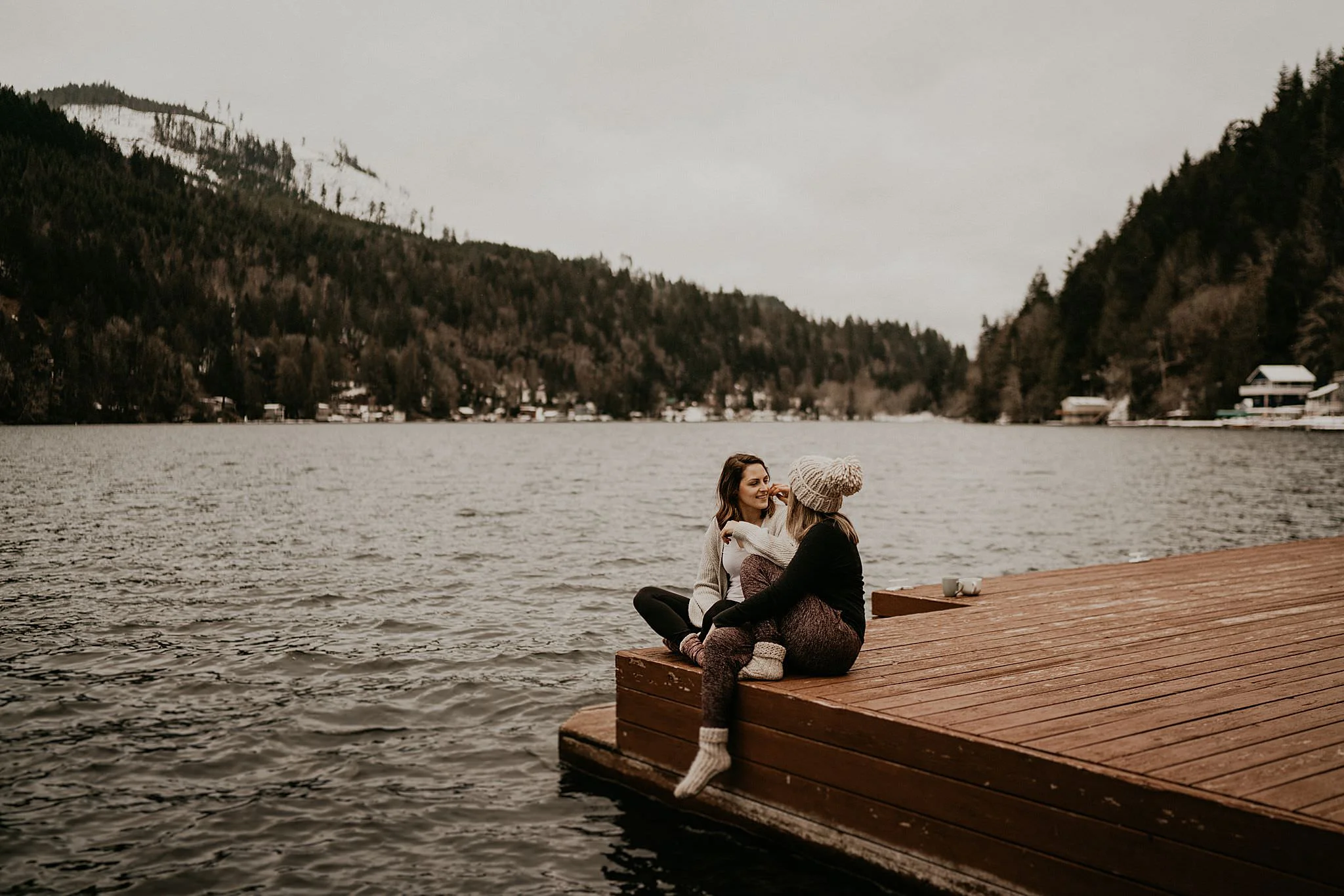 Port angeles olympic national park cabin on lake wedding