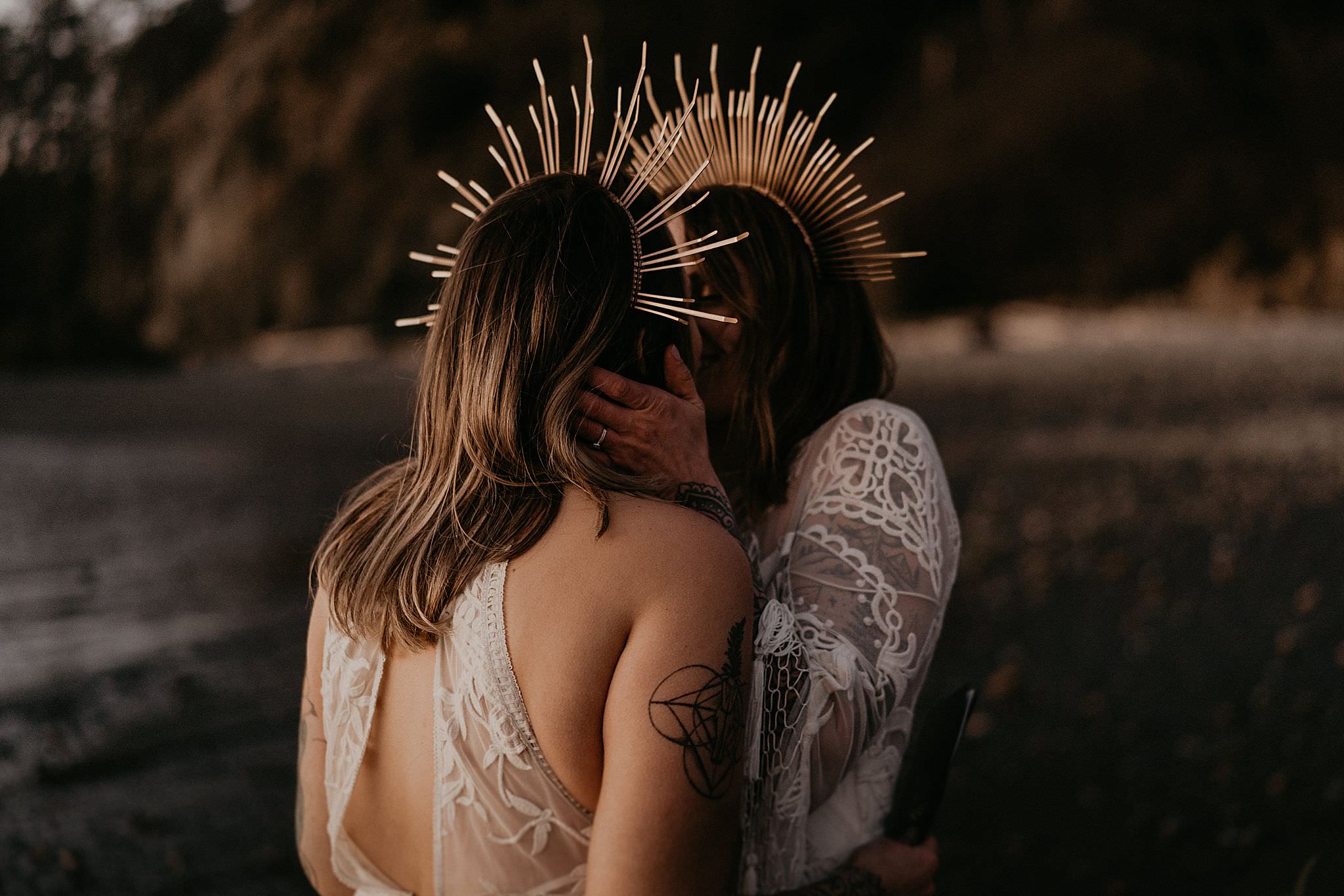 A very PNW elopement and vow renewal at Ruby Beach Olympic National Park as seen on junebug weddings