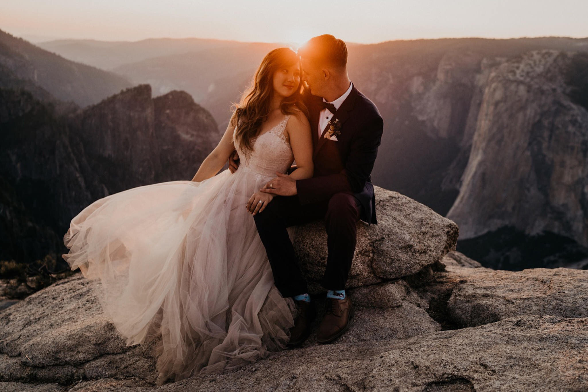 Taft Point elopement at Yosemite National Park