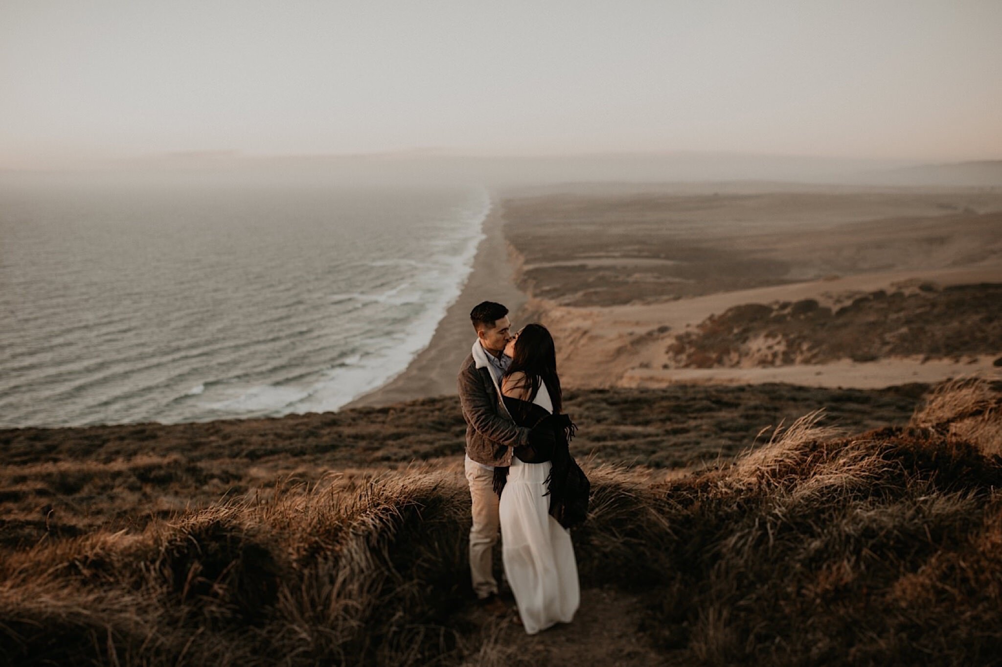 Romantic point Reyes engagement photos best location around bay area and san francisco