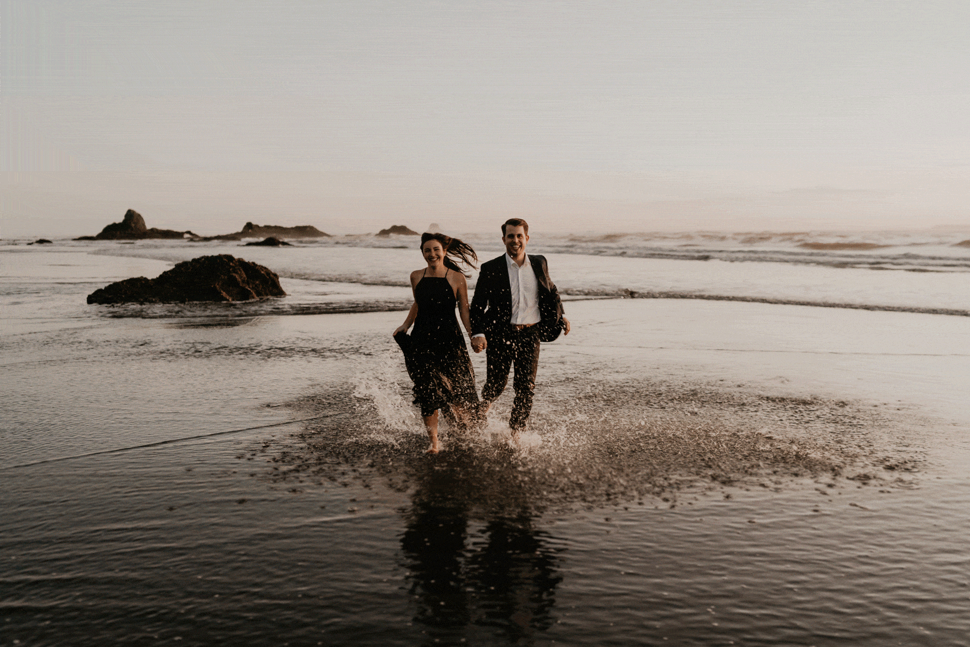 Ruby beach engagement and elopement photographer