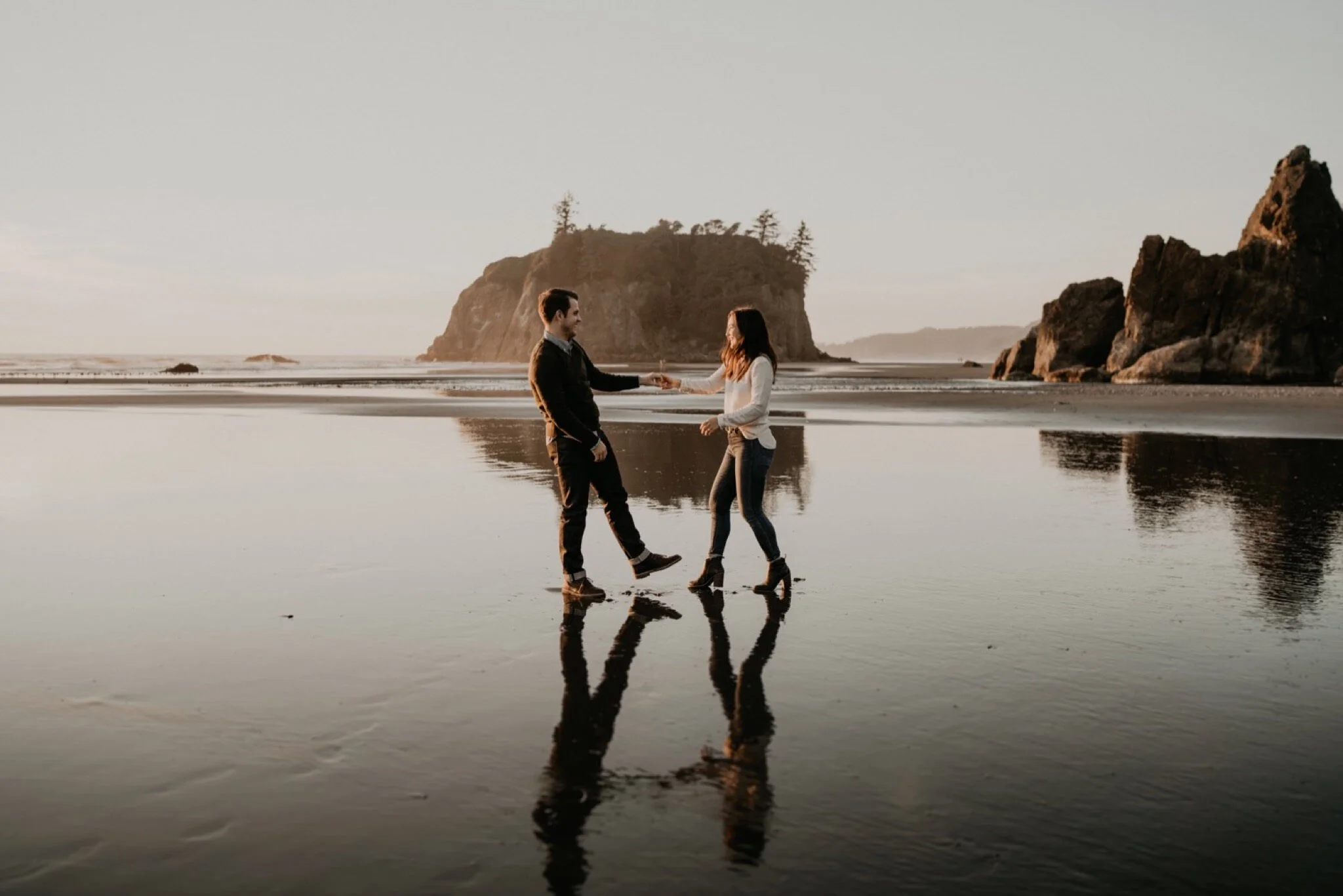 Ruby Beach Engagement Elopement Photographer Olympic National Park