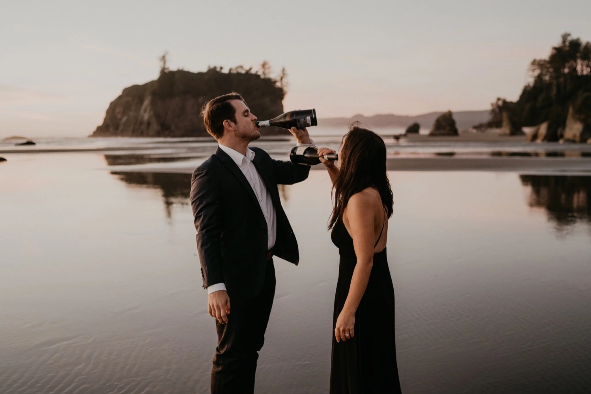 Ruby Beach Engagement Elopement Photographer Olympic National Park