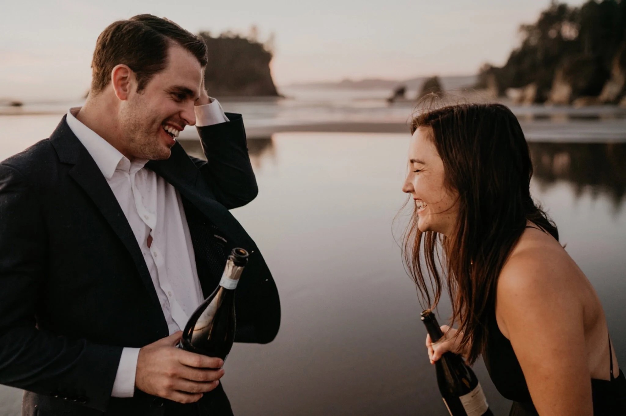 Ruby Beach Engagement Elopement Photographer Olympic National Park