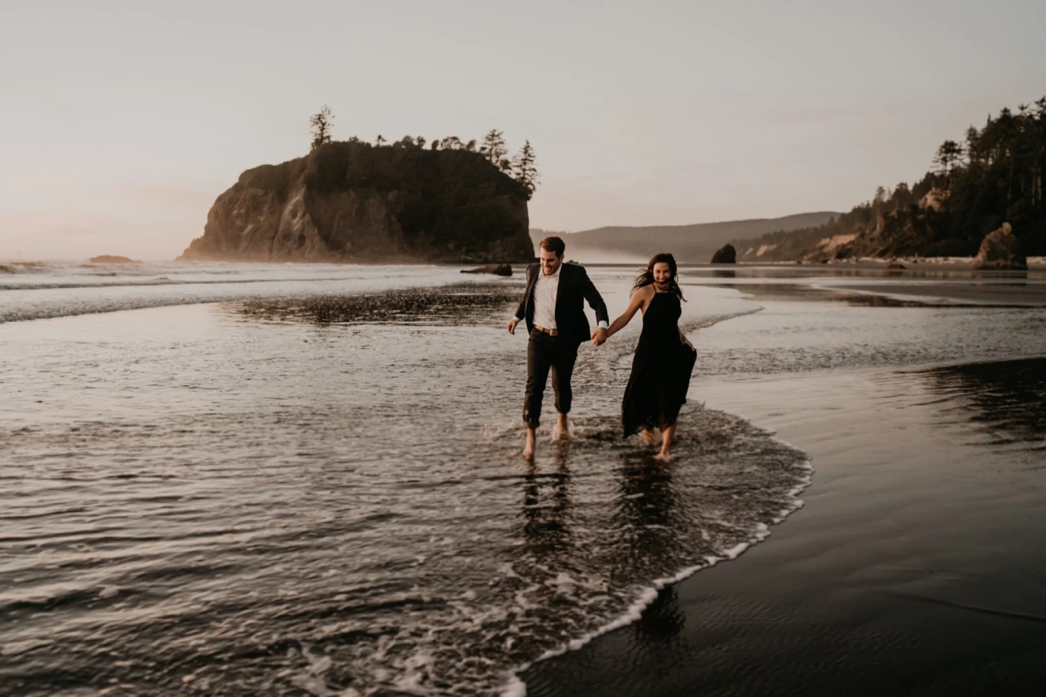 Ruby Beach Engagement Elopement Photographer Olympic National Park