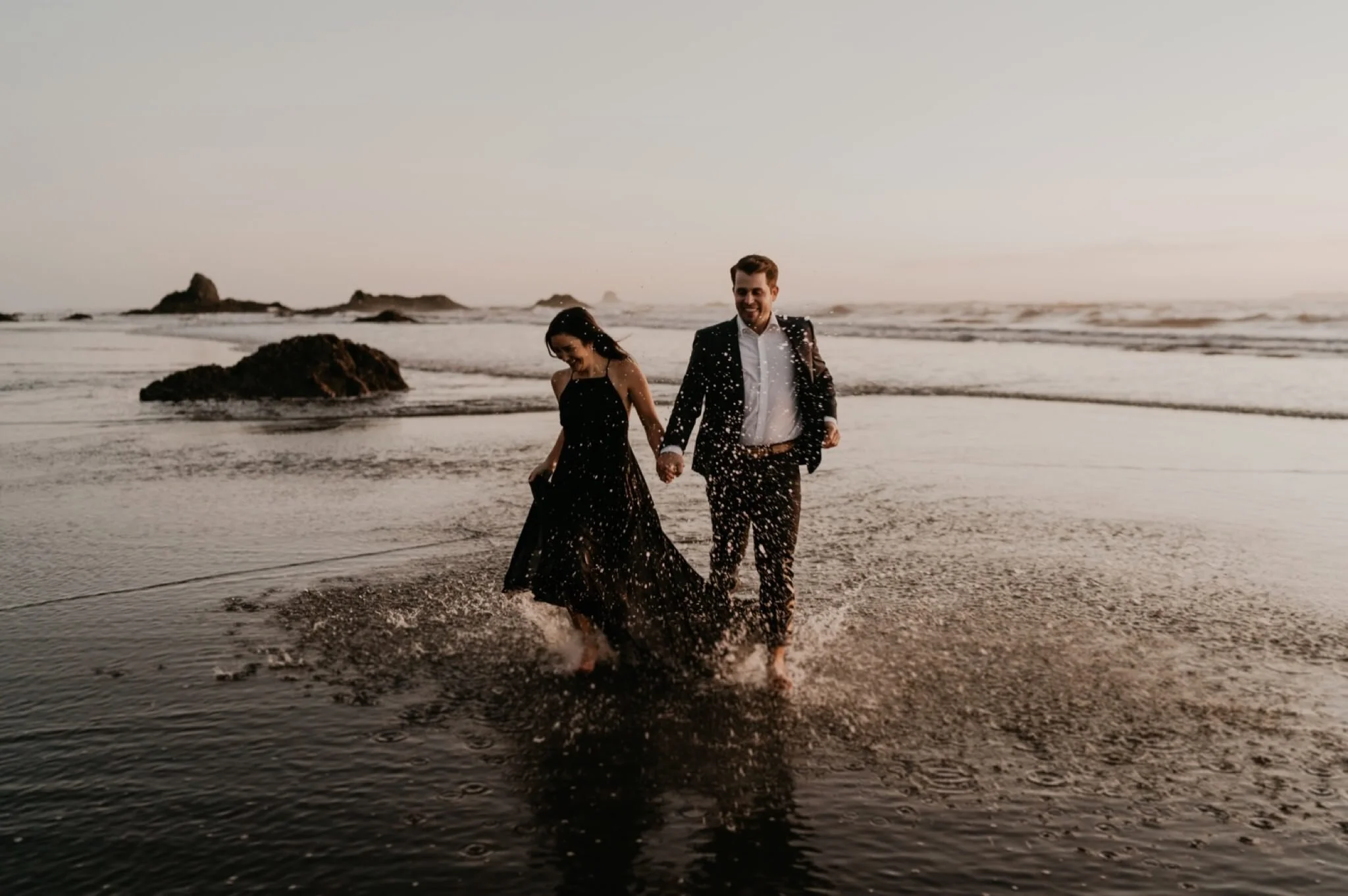 Ruby Beach Engagement Elopement Photographer Olympic National Park