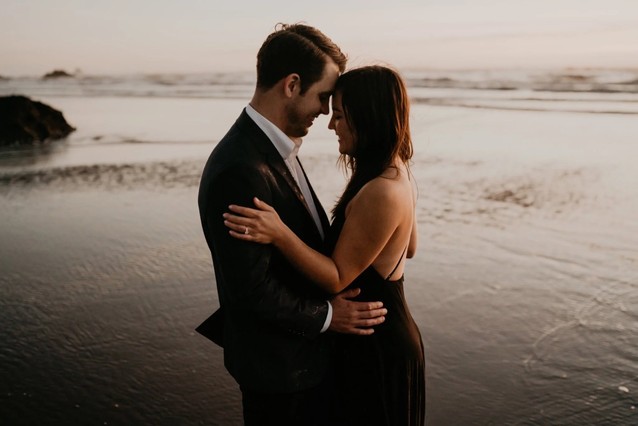 Ruby Beach Engagement Elopement Photographer Olympic National Park