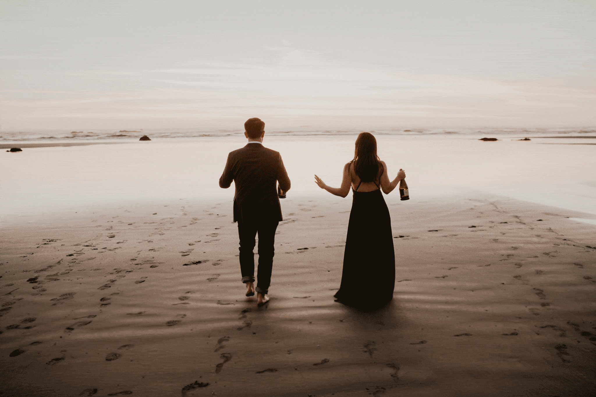 ruby beach engagement olympic national park kalaloch