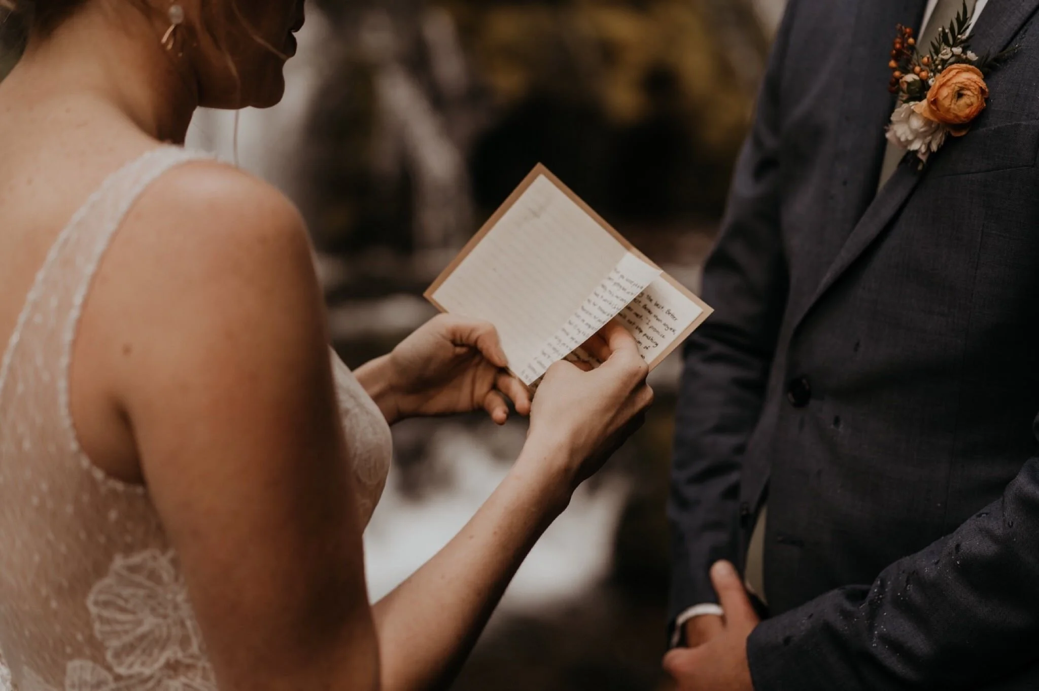 Washington Waterfall and Mountain Elopement Photographer