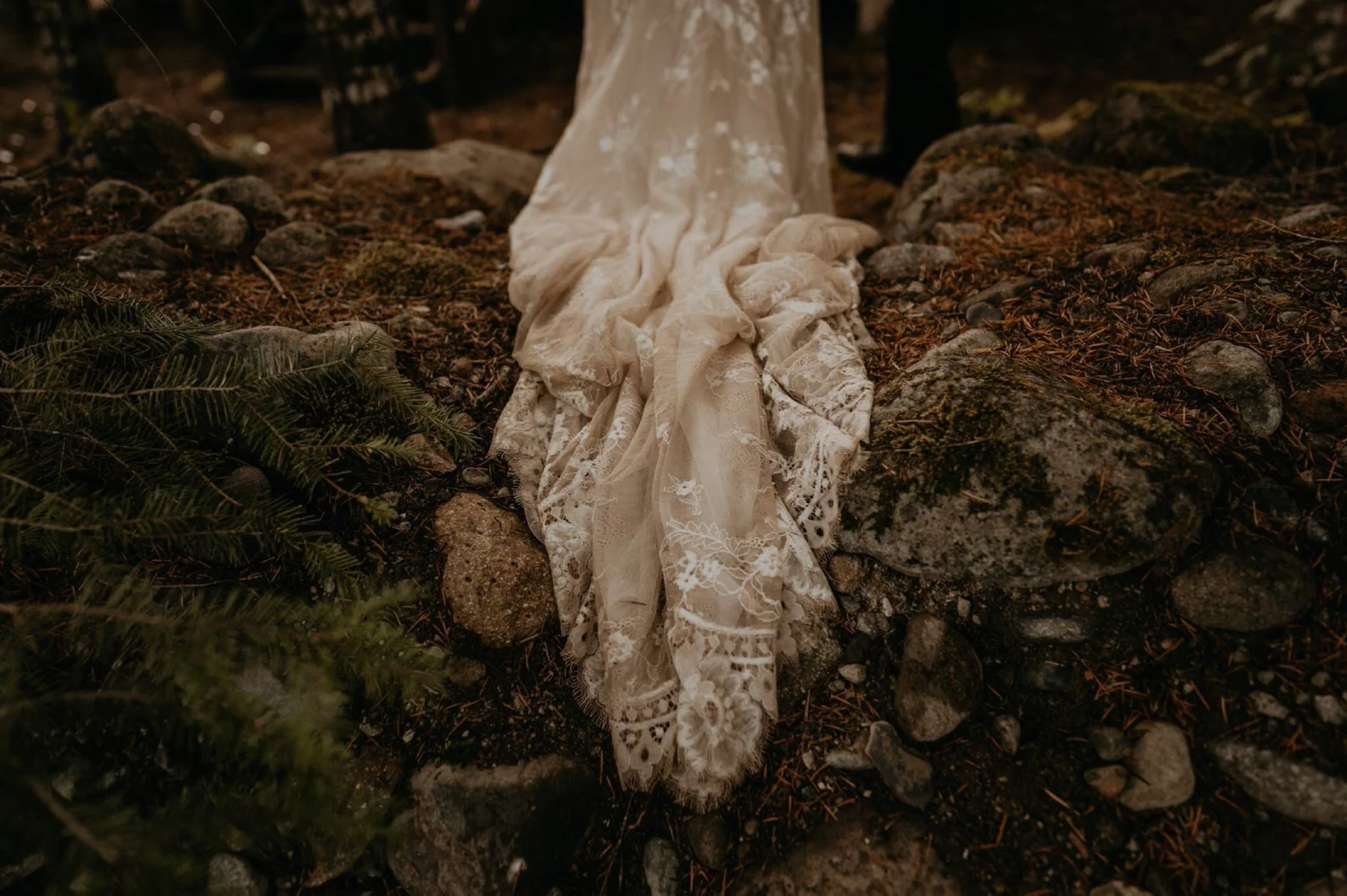 PNW A-frame Cabin Cozy River Intimate Wedding and Elopement at Mount Rainier National Park