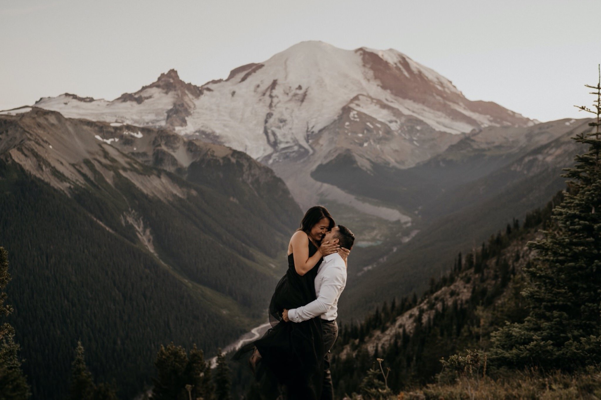 Mount Rainier Engagement Photos