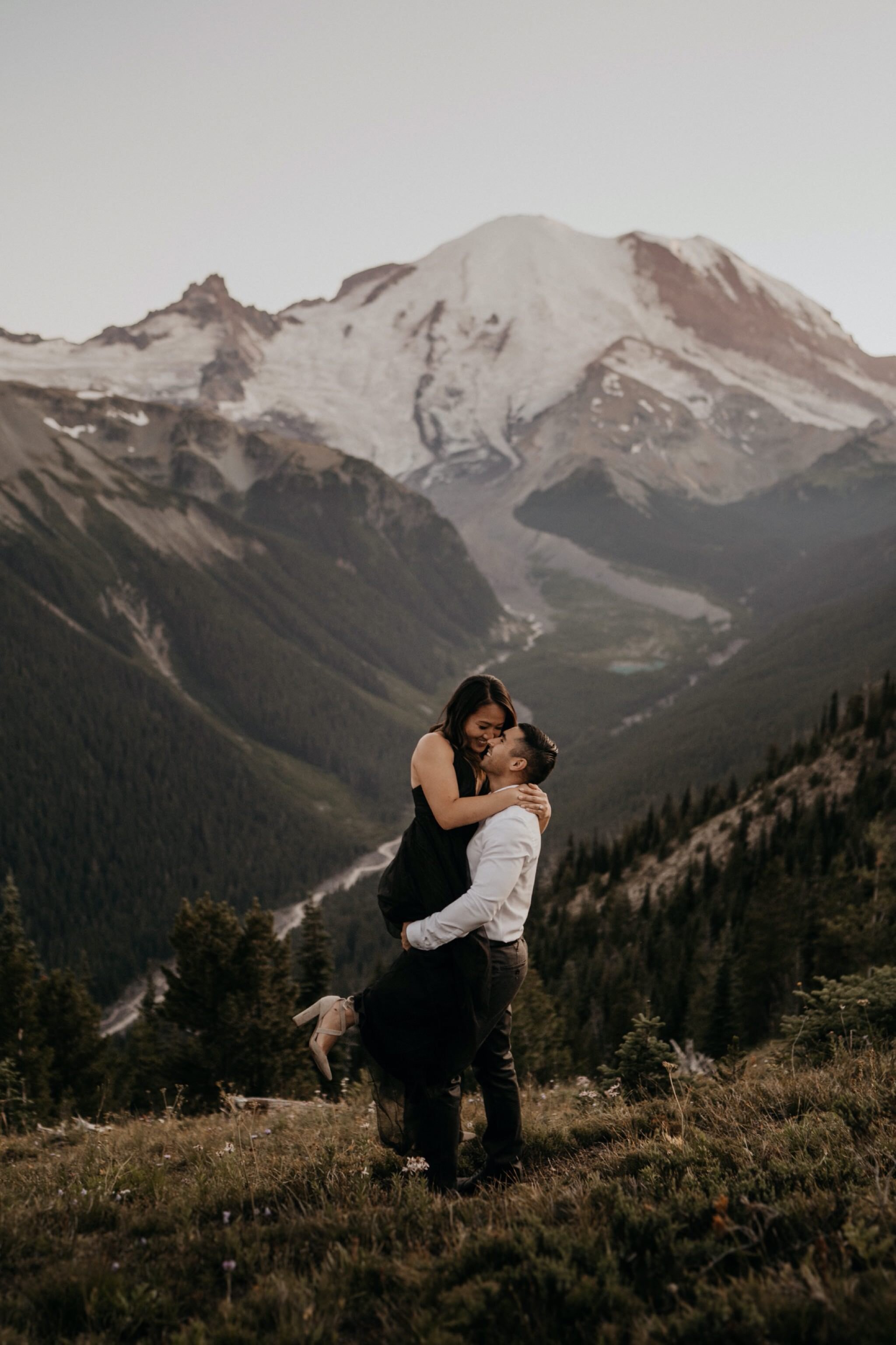 Mount Rainier Engagement Photos