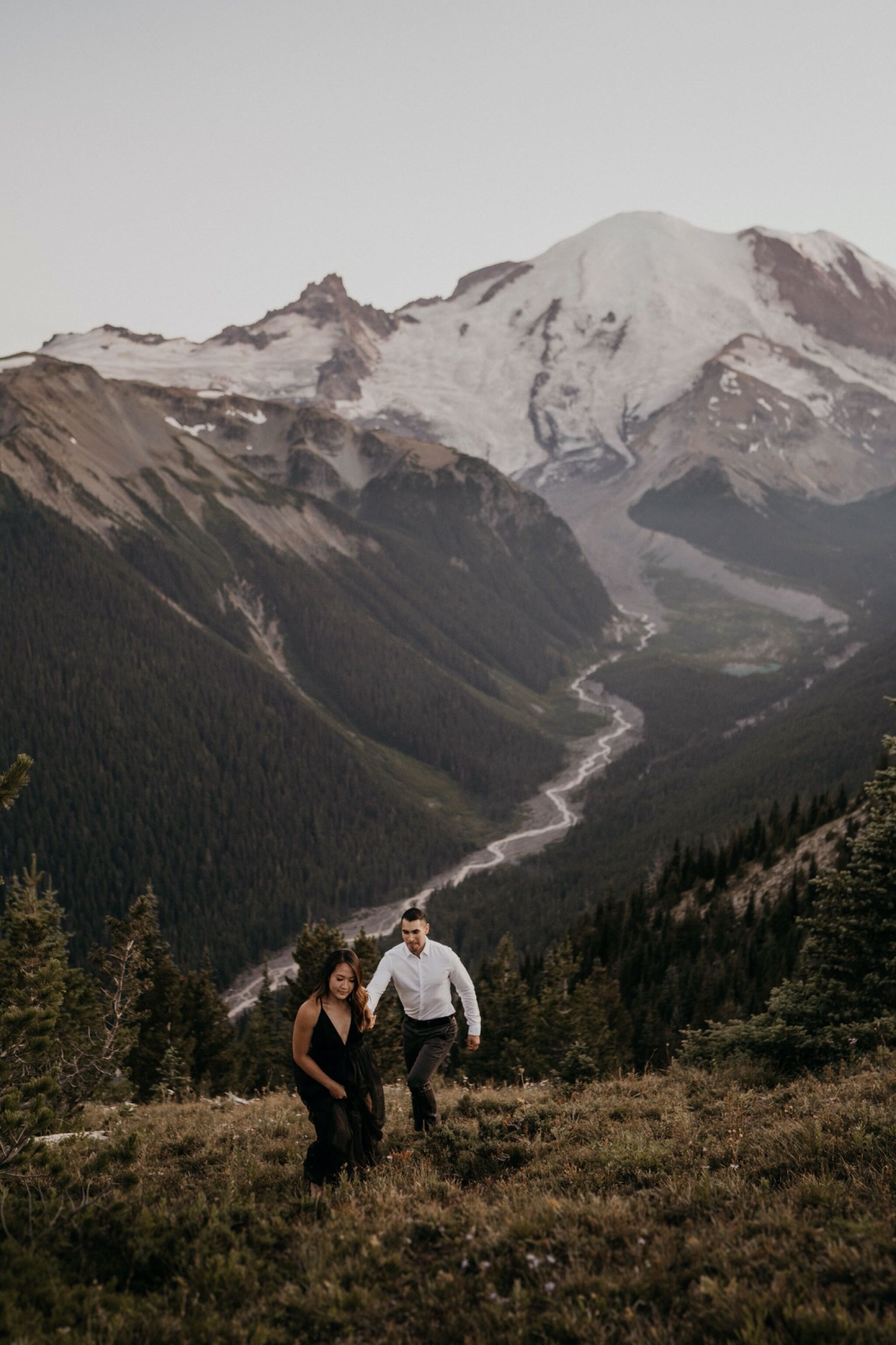 Mount Rainier Engagement Photos