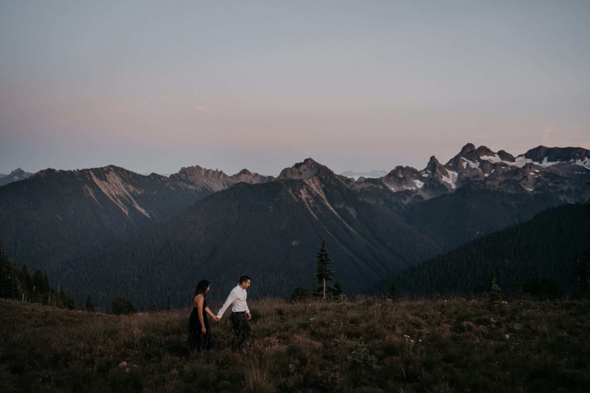 Mount Rainier Engagement Photos