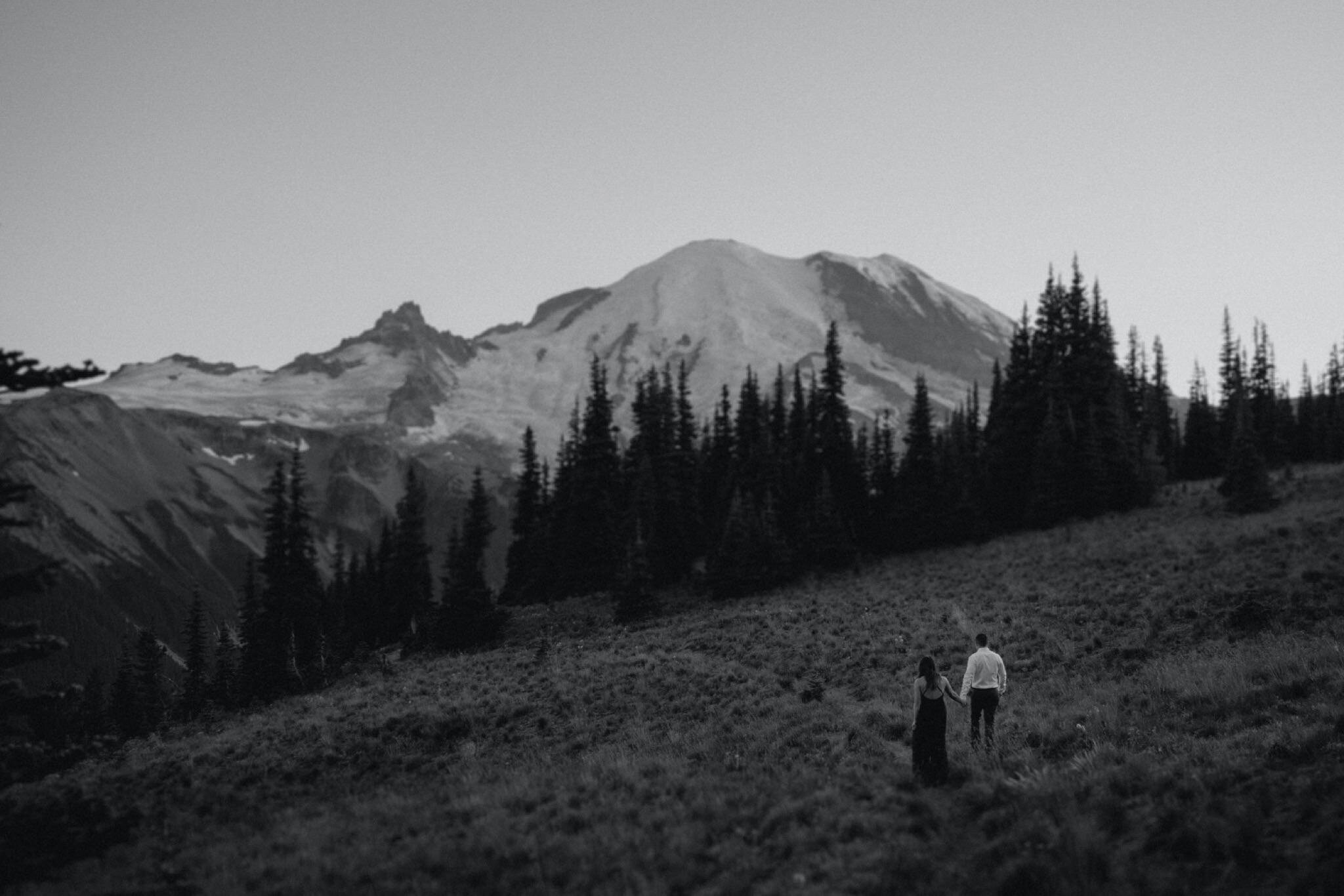 Mount Rainier Engagement Photos