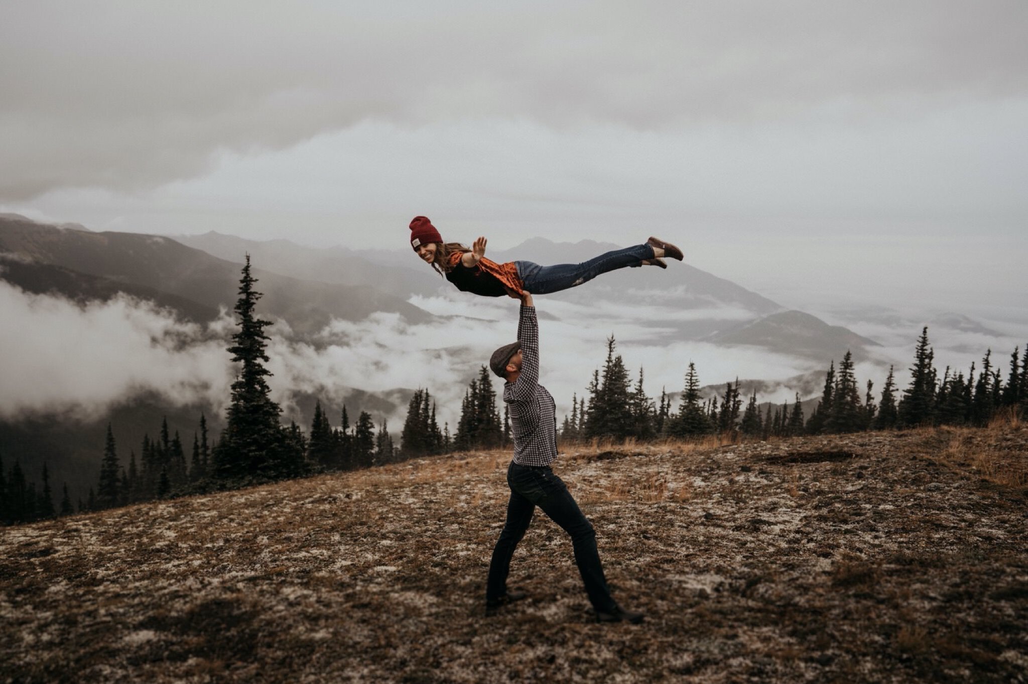 Olympic National Park Hurricane Ridge Engagement Photos