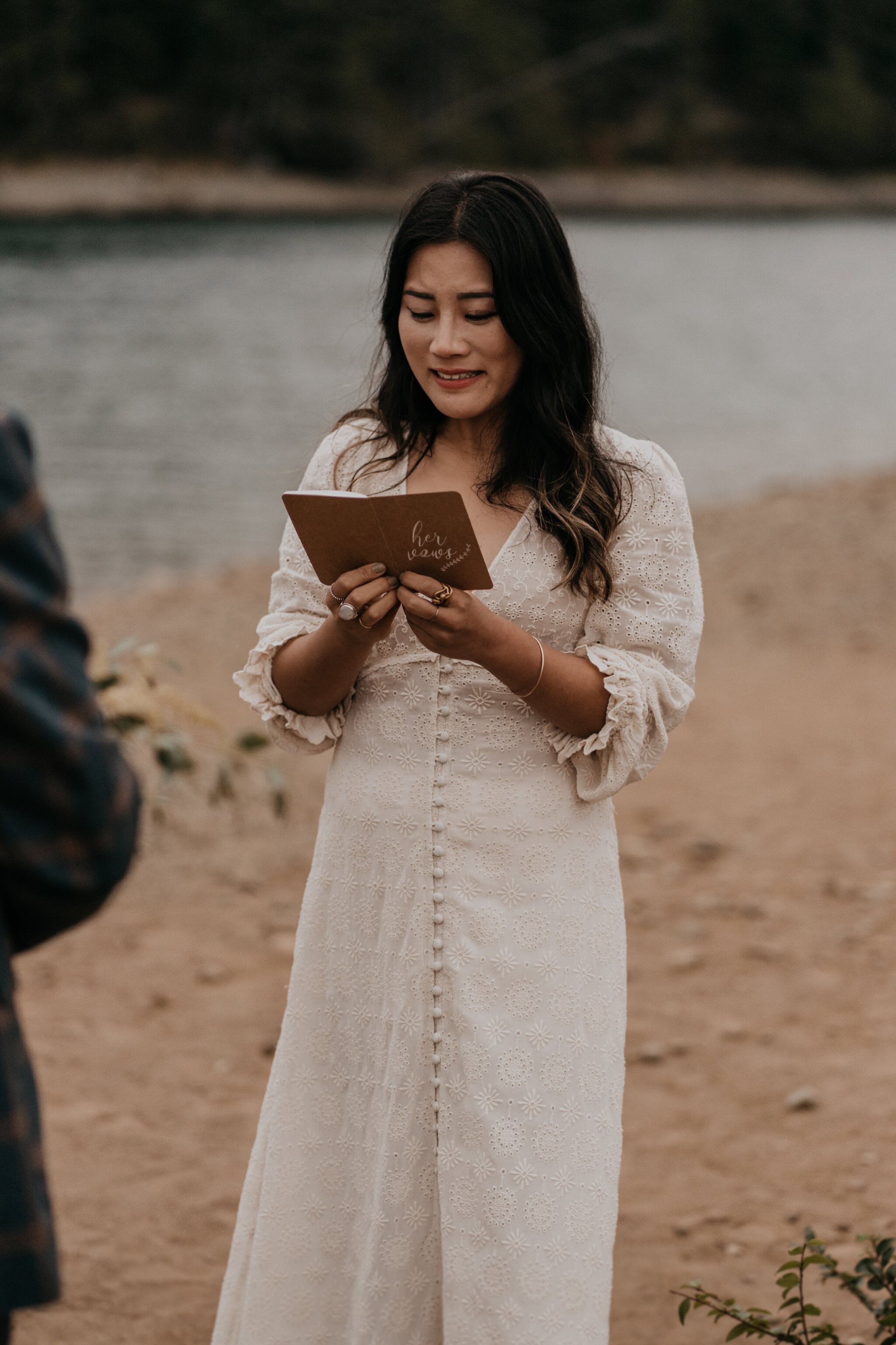 Boho Olympic National Park Elopement at Lake Cushman Seattle Washington