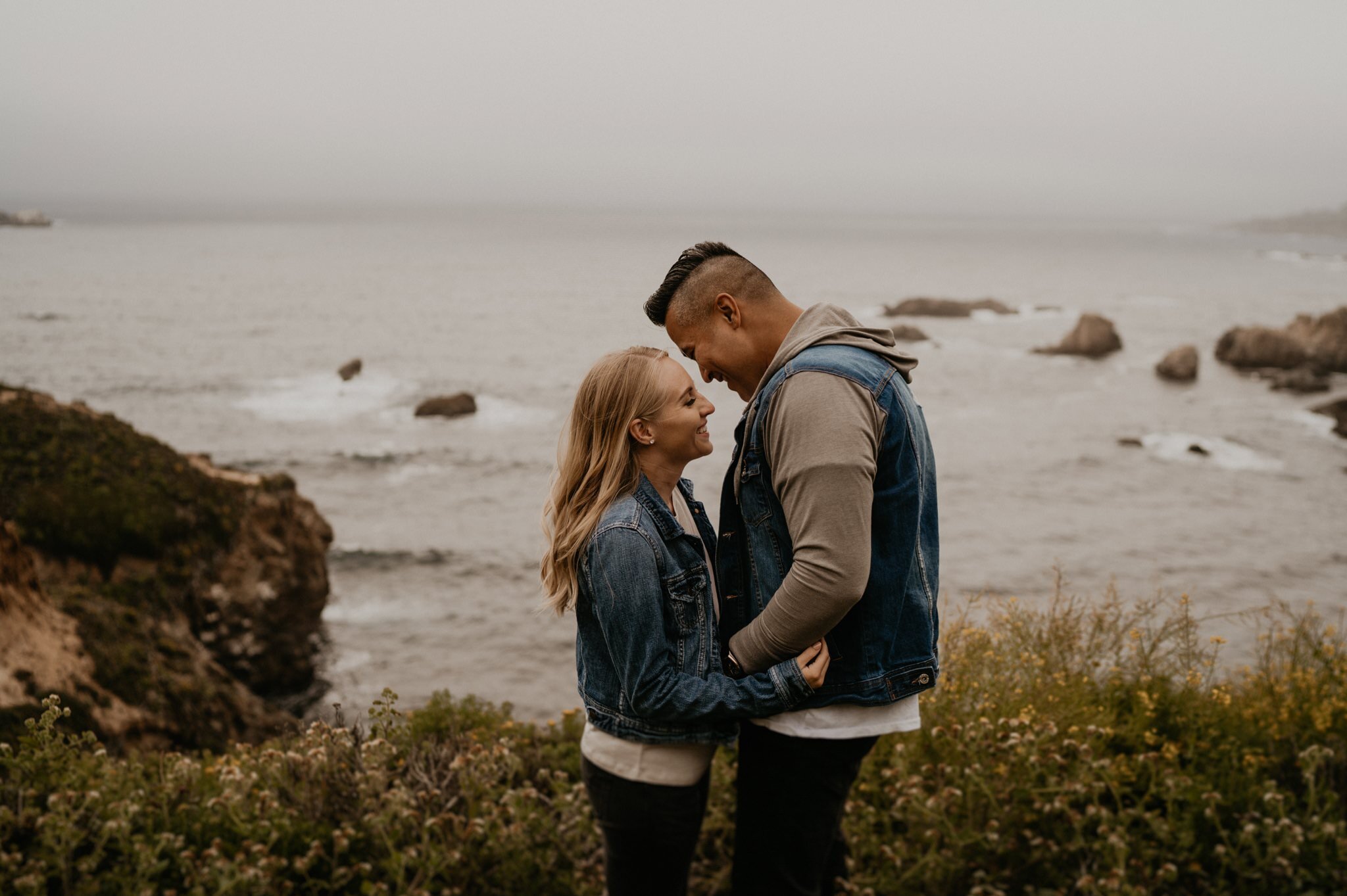 Moody and Foggy Big Sur Engagement Session