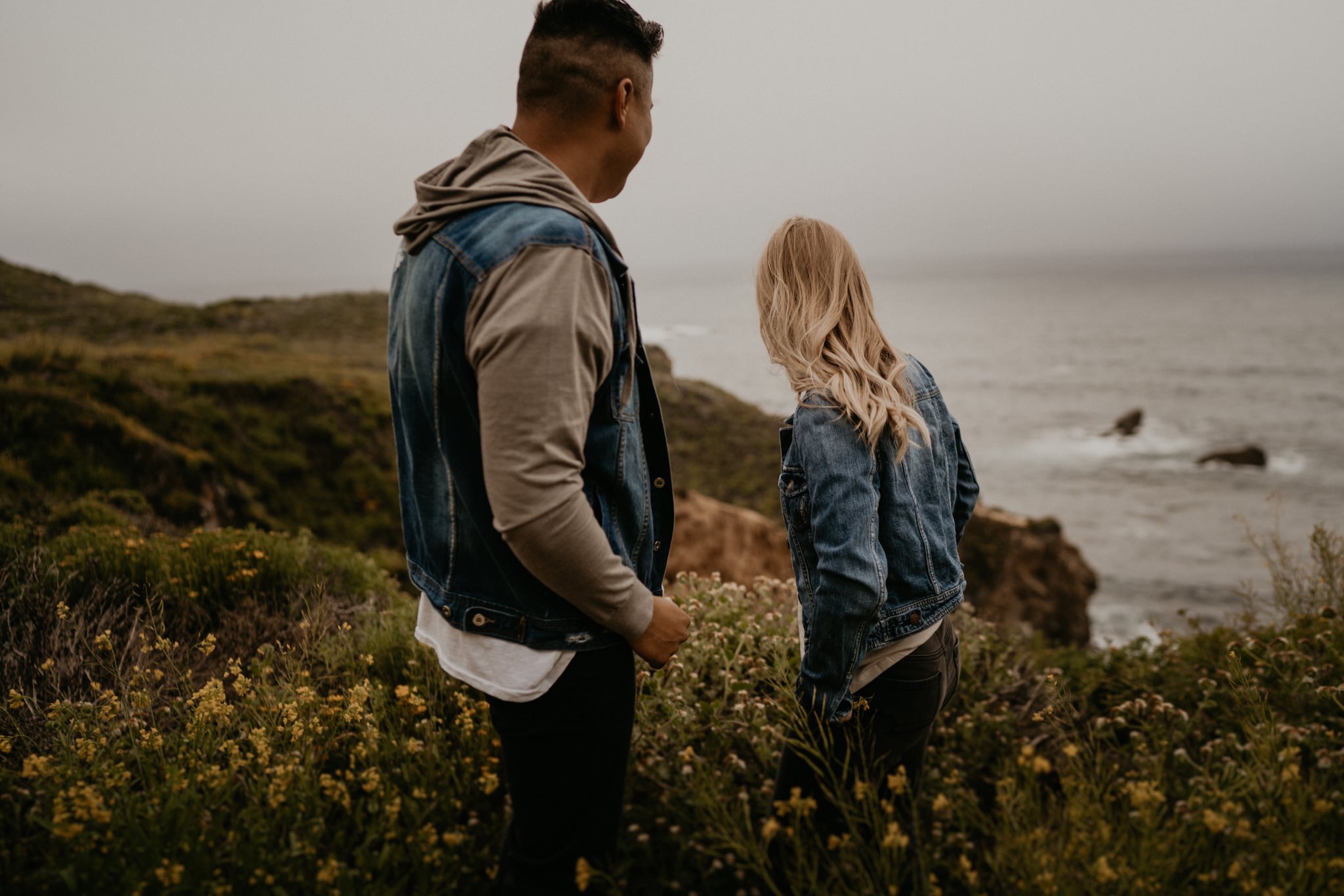 Moody and Foggy Big Sur Engagement Session