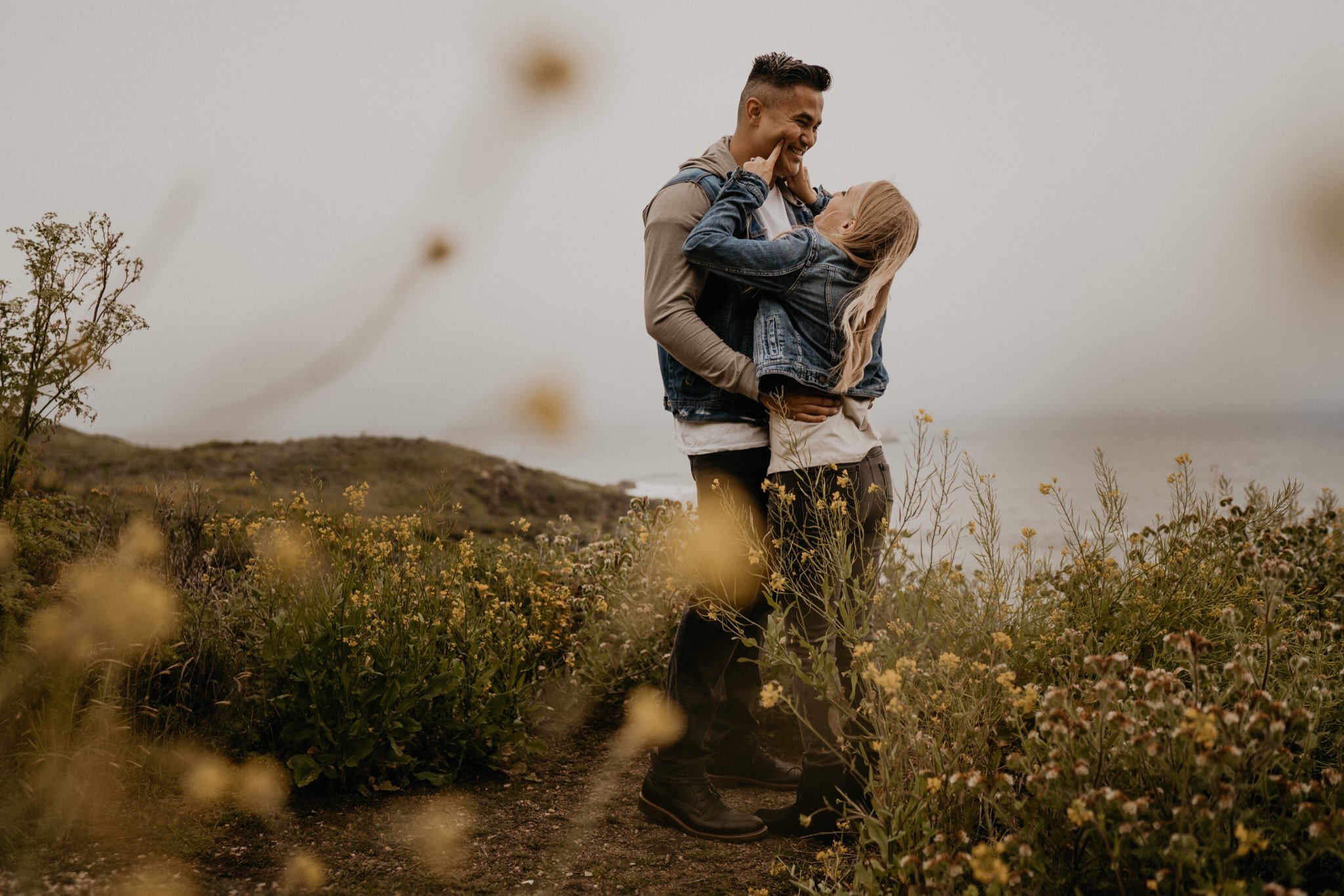 Moody and Foggy Big Sur Engagement Session