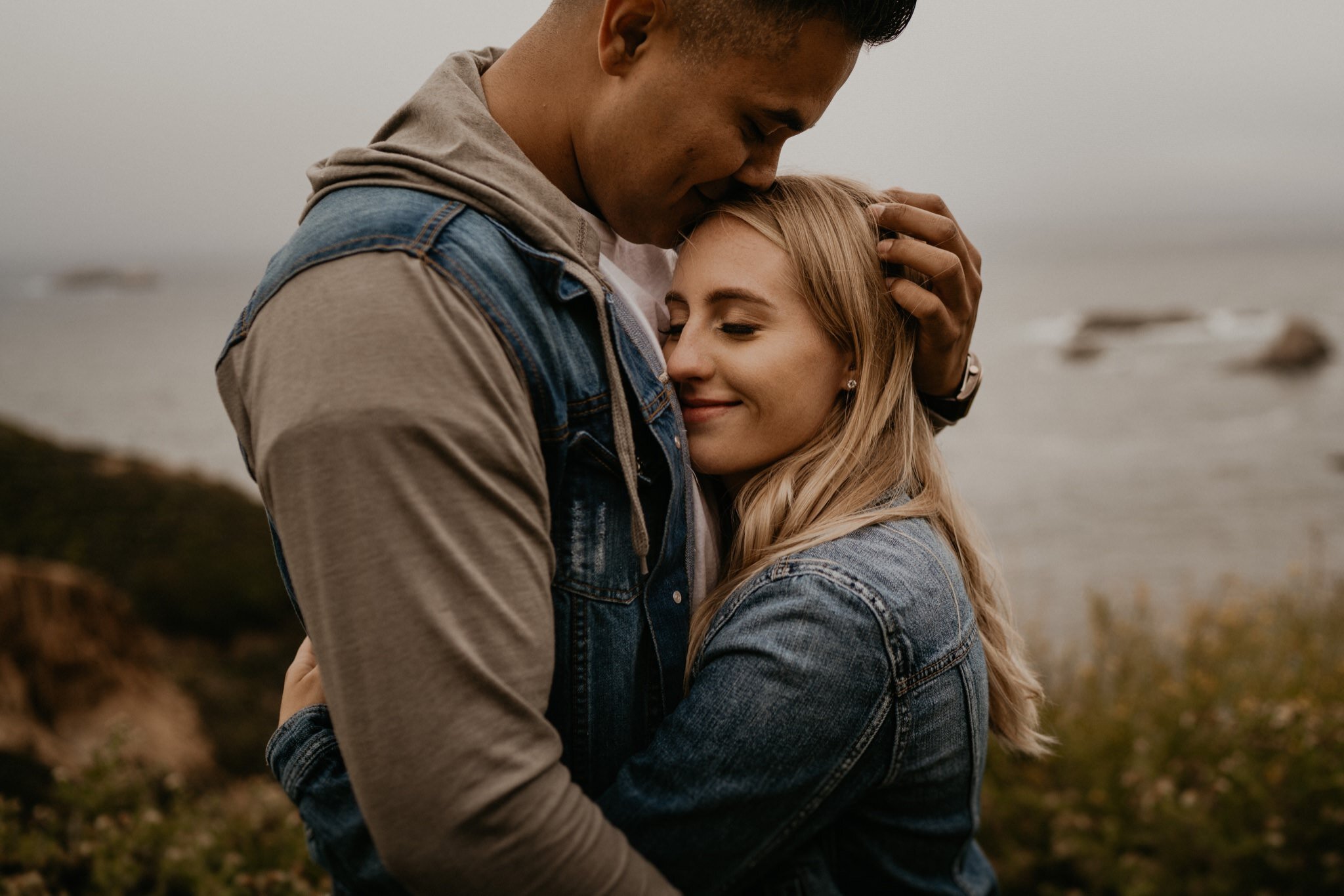 Moody and Foggy Big Sur Engagement Session