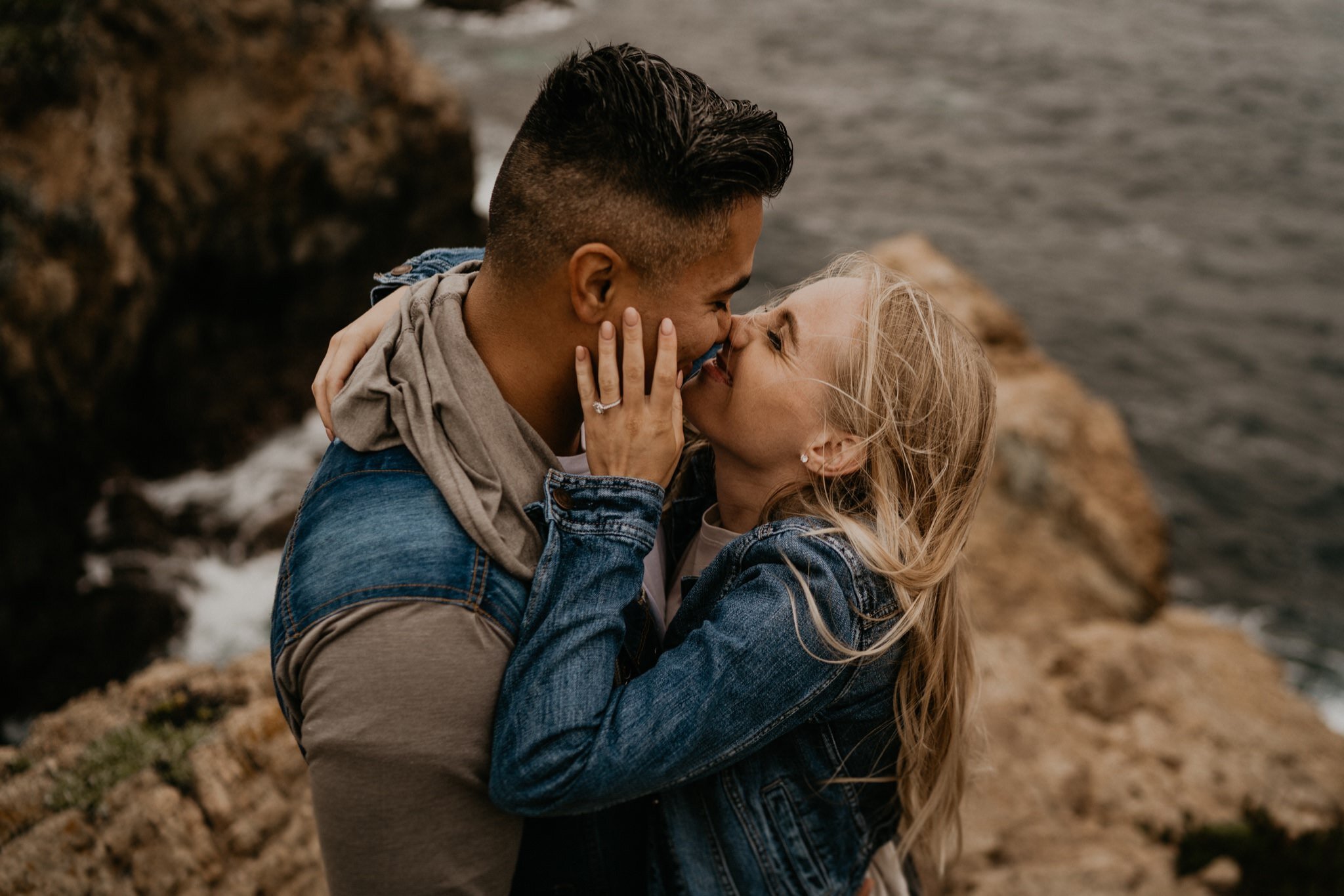 Moody and Foggy Big Sur Engagement Session