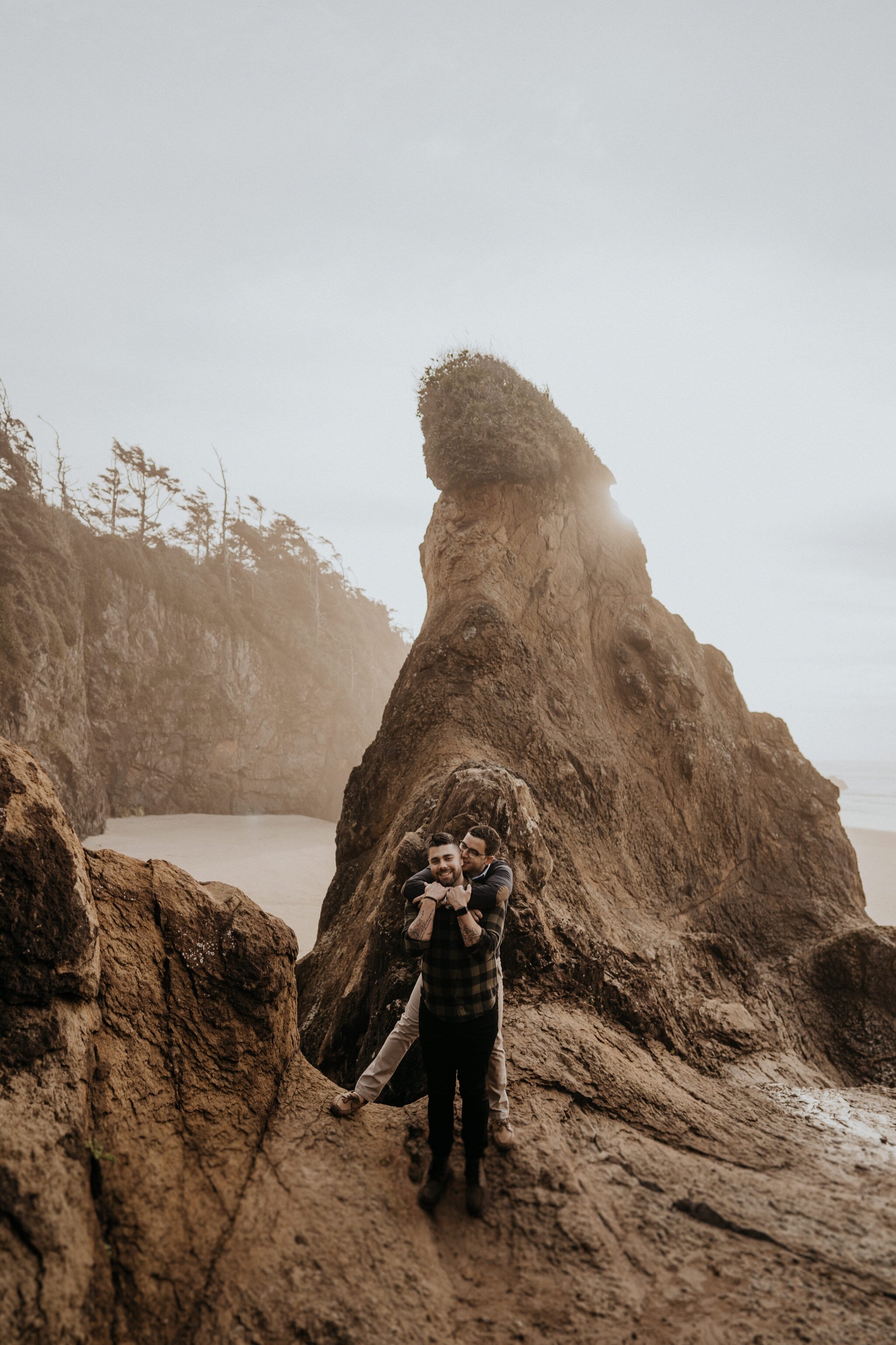 Oregon Coast Engagement Photos | Portland LGBTQ Elopement Photographer