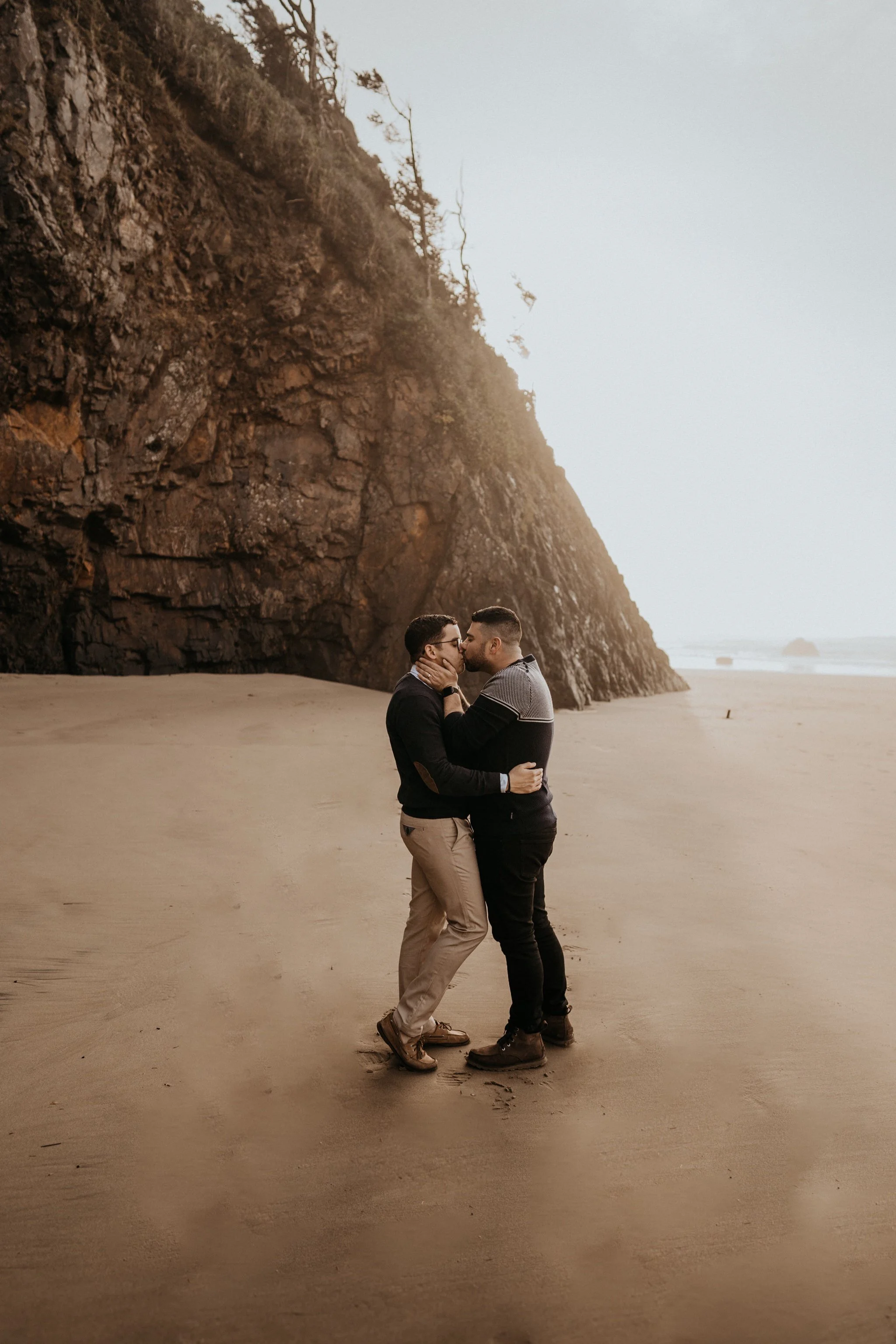 Oregon Coast Engagement Photos | Portland LGBTQ Elopement Photographer