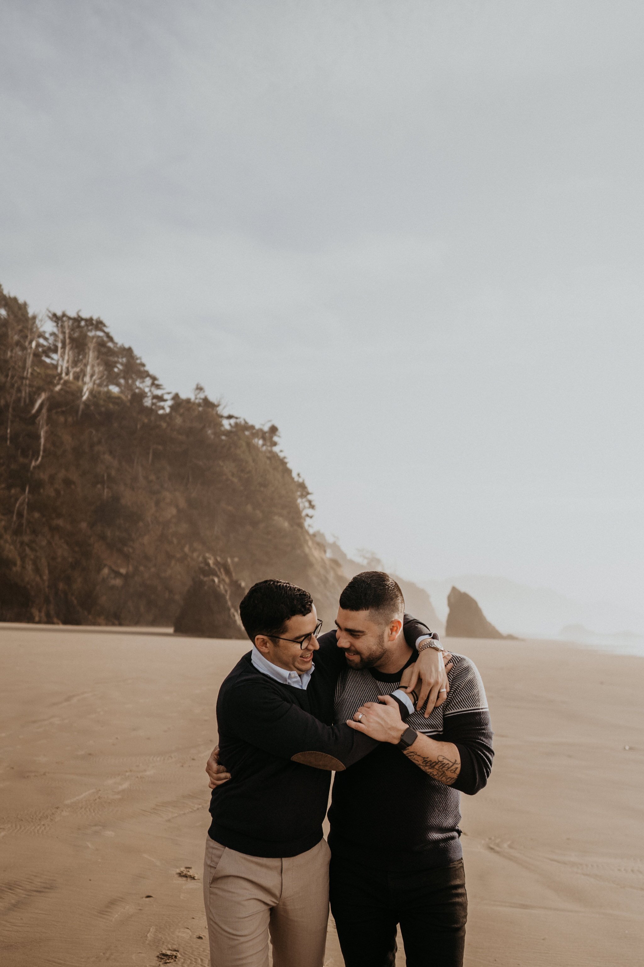 Oregon Coast Engagement Photos | Portland LGBTQ Elopement Photographer