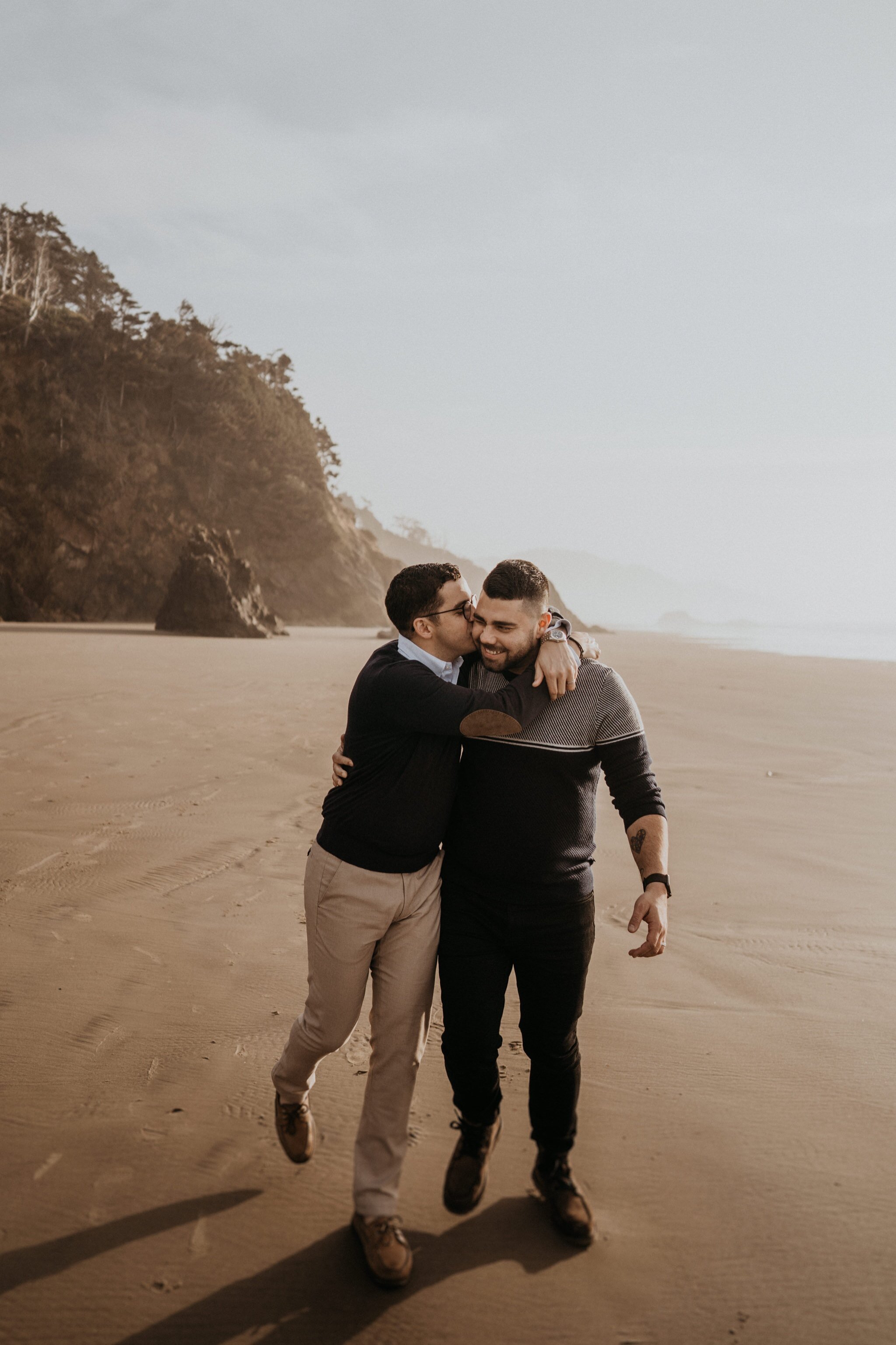 Oregon Coast Engagement Photos | Portland LGBTQ Elopement Photographer