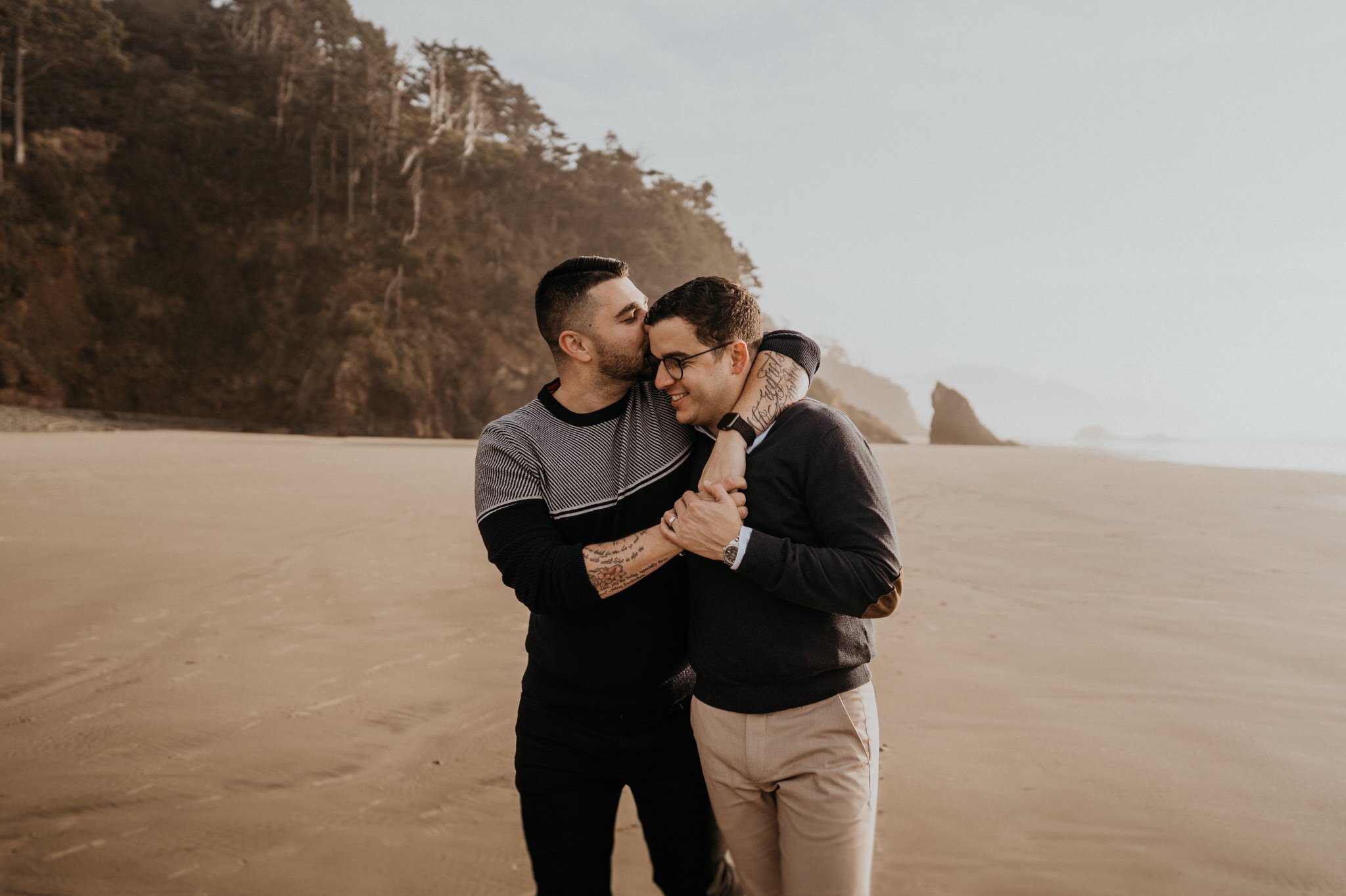 Oregon Coast Engagement Photos | Portland LGBTQ Elopement Photographer