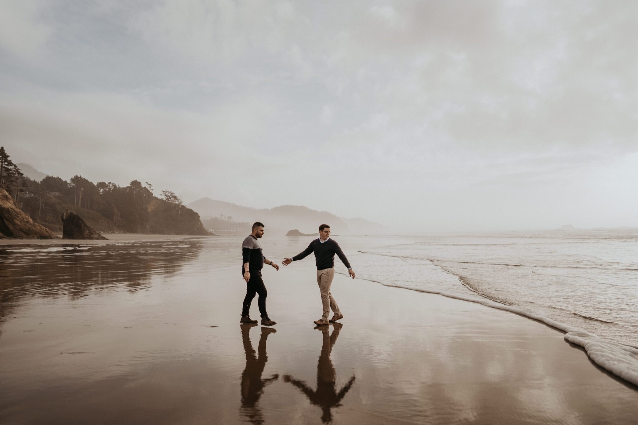 Oregon Coast Engagement Photos | Portland LGBTQ Elopement Photographer