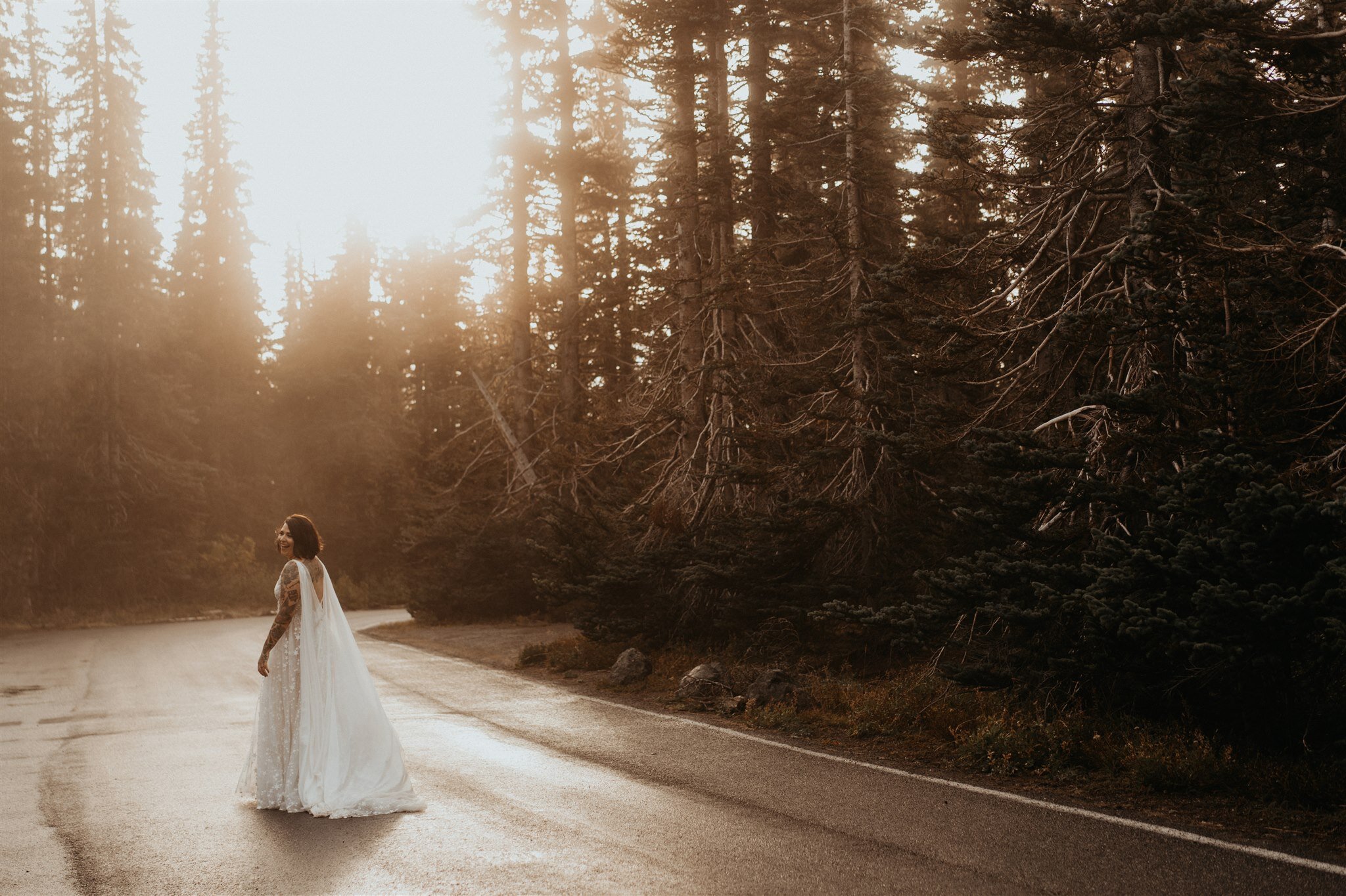 Hurricane Ridge Olympic National Park Intimate Wedding during COVID