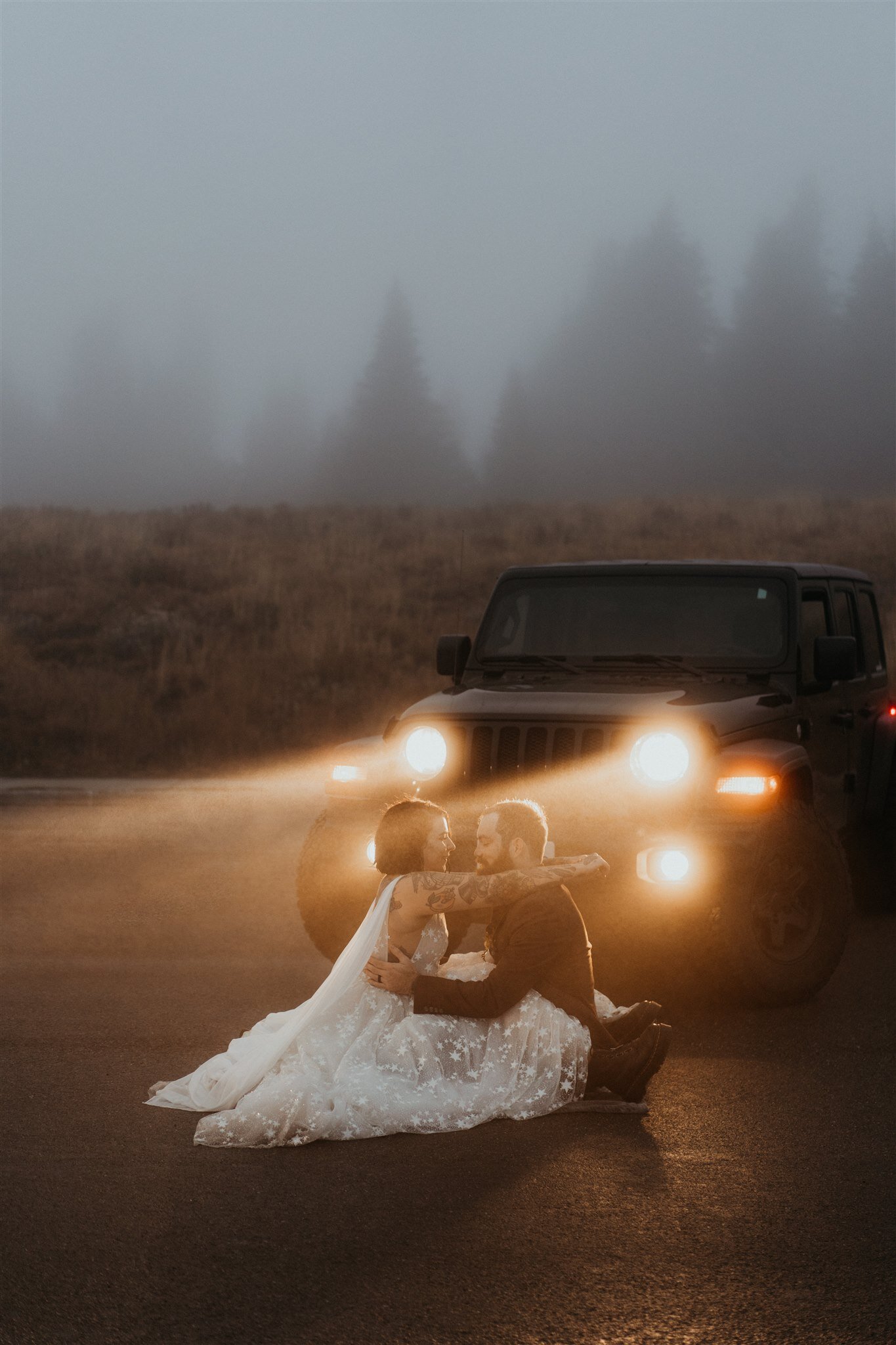 Hurricane Ridge Olympic National Park Intimate Wedding during COVID