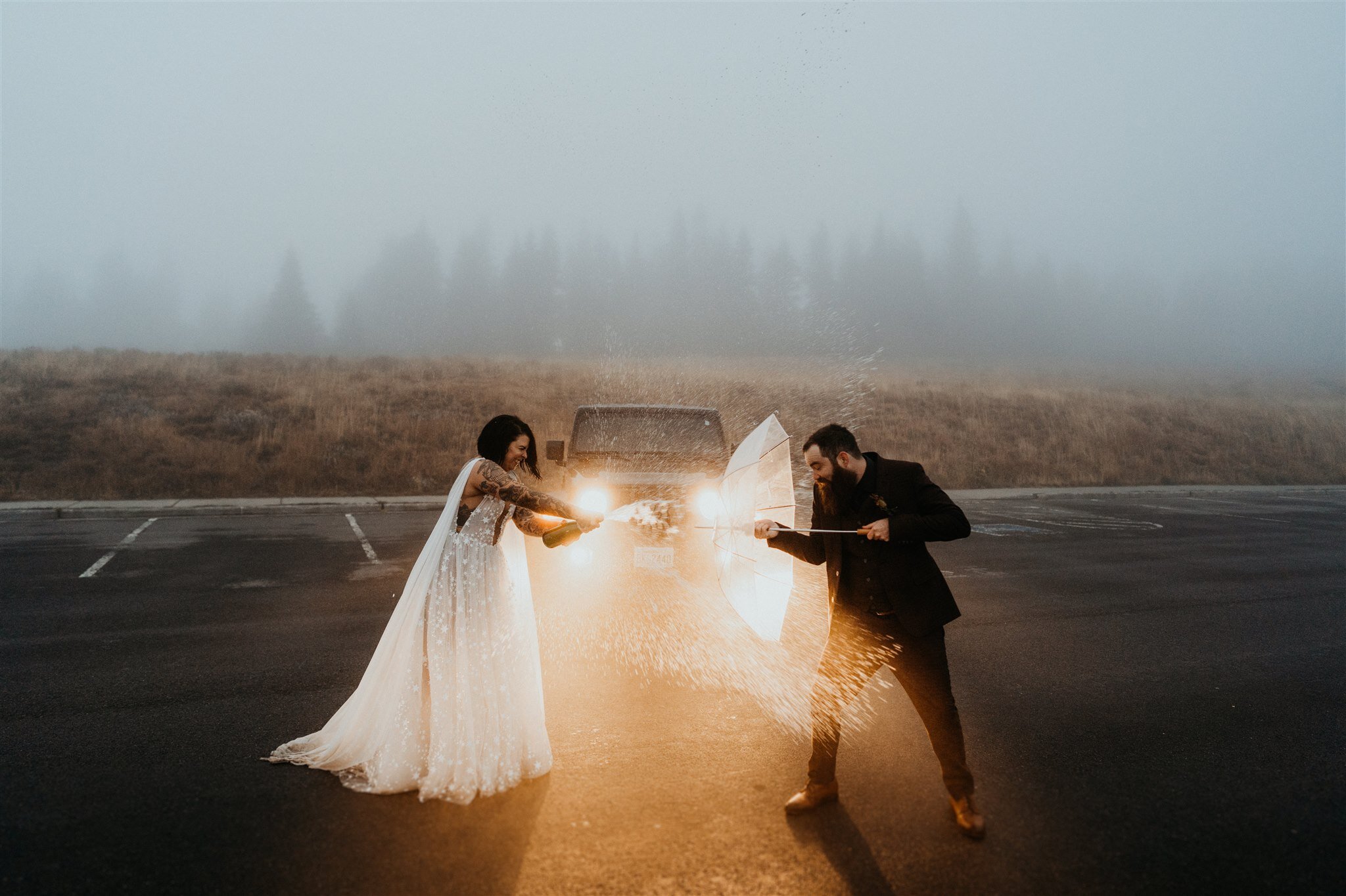 Hurricane Ridge Olympic National Park Intimate Wedding during COVID