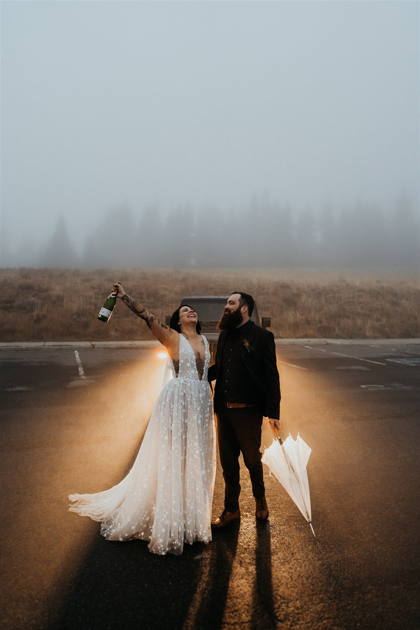 Hurricane Ridge Olympic National Park Intimate Wedding during COVID