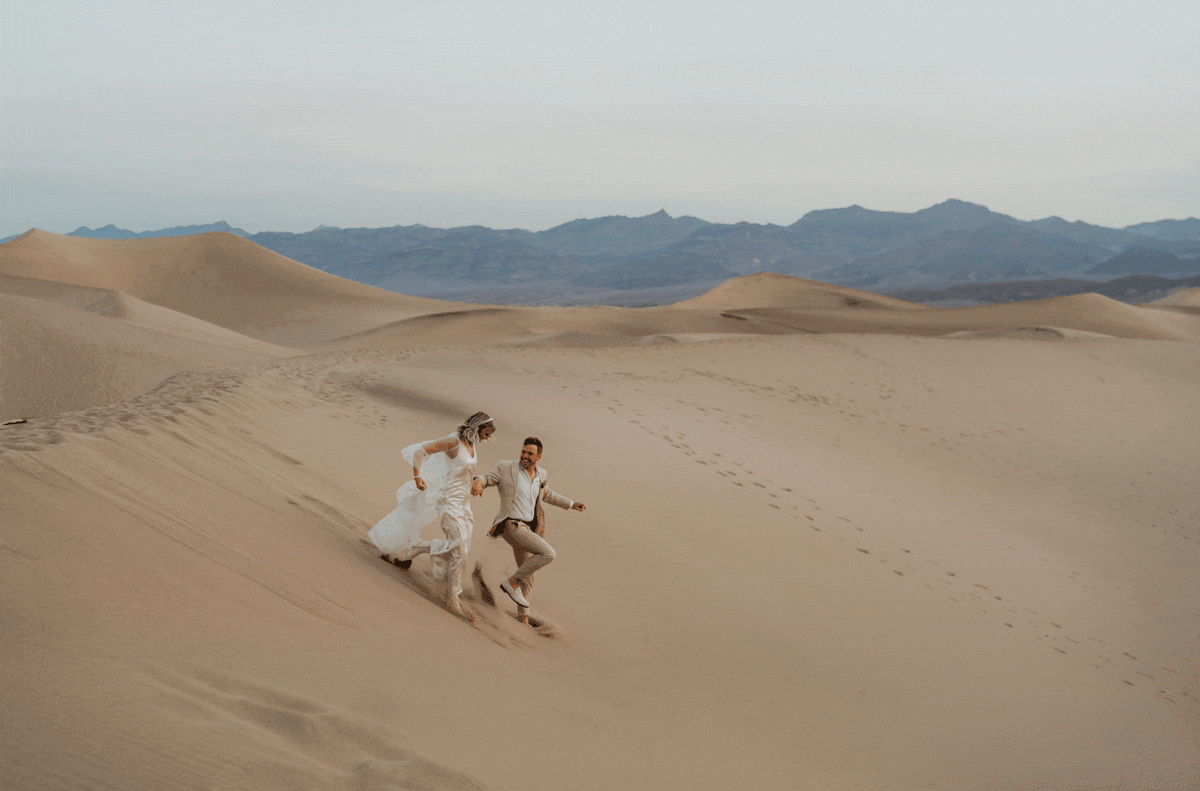 Adventure Elopement in California’s Death Valley National Park