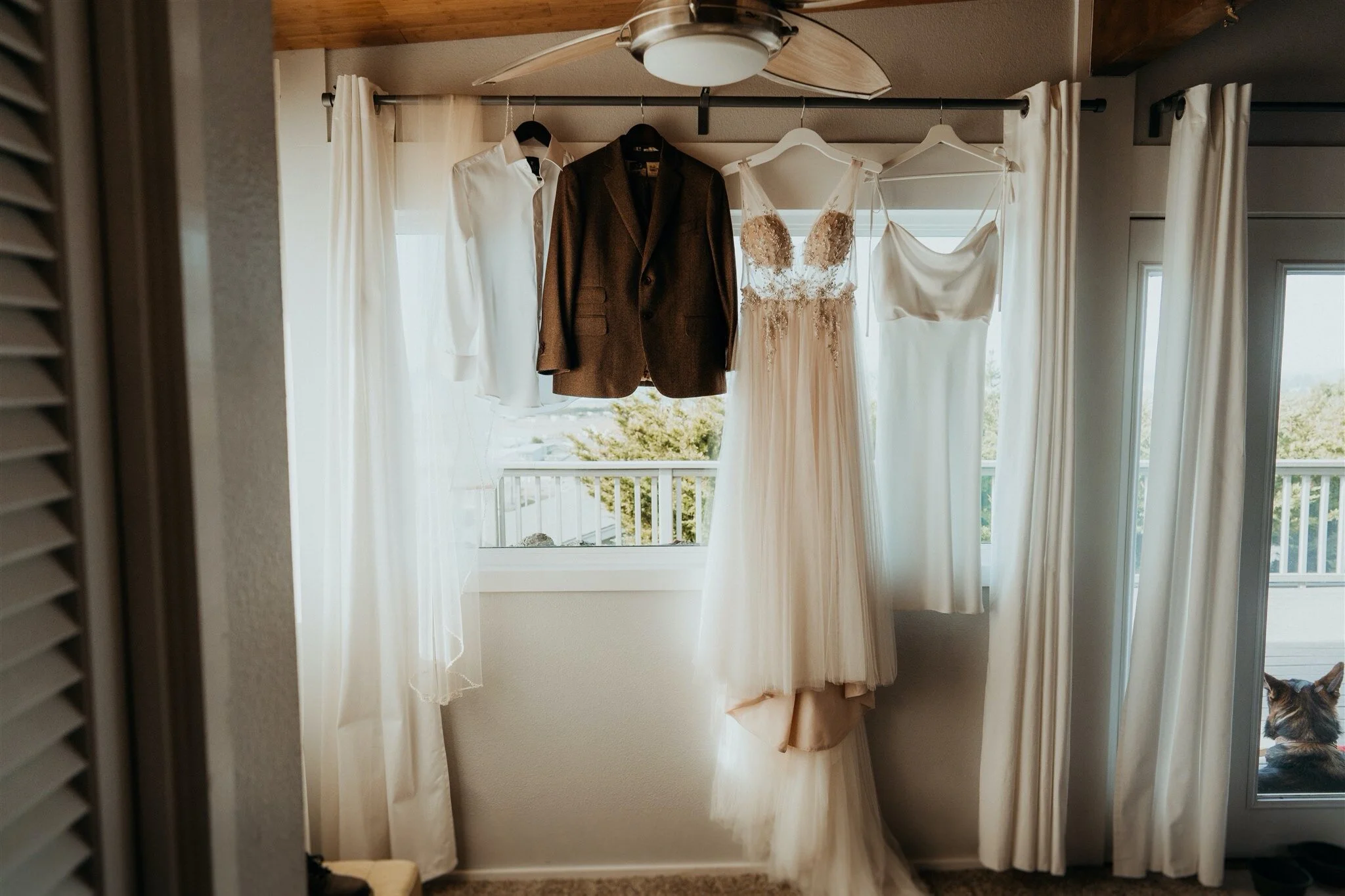 Elopement Day Getting Ready Details and Dresses