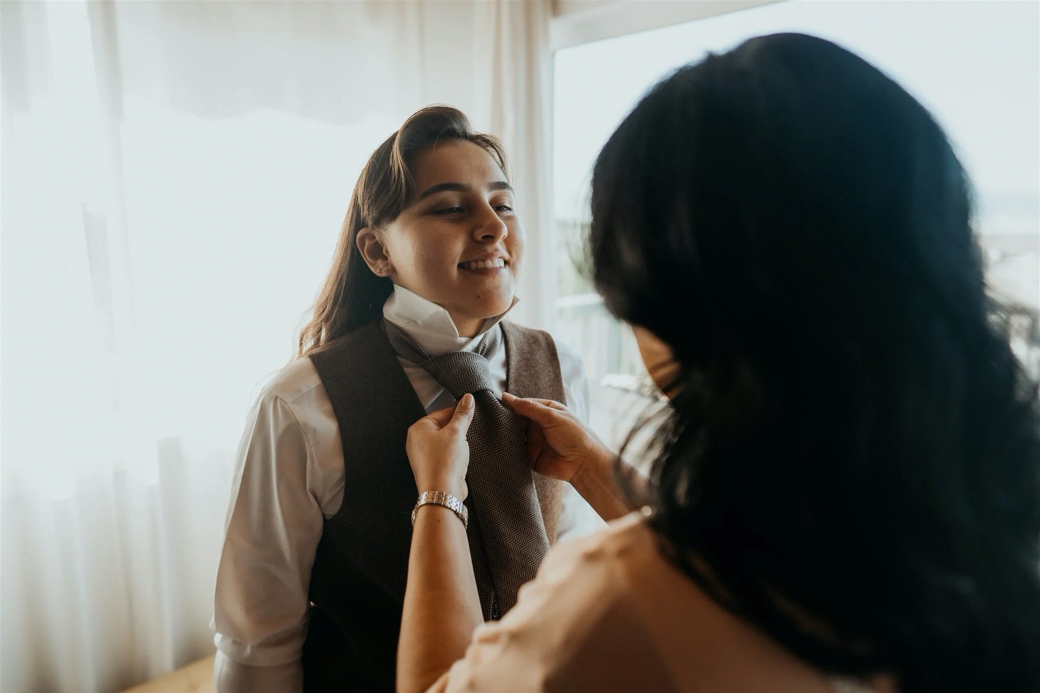 Elopement Day Getting Ready Details and Dresses