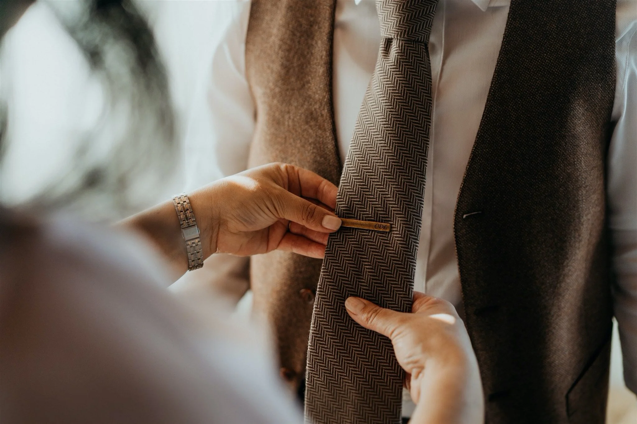 Elopement Day Getting Ready Details and Dresses