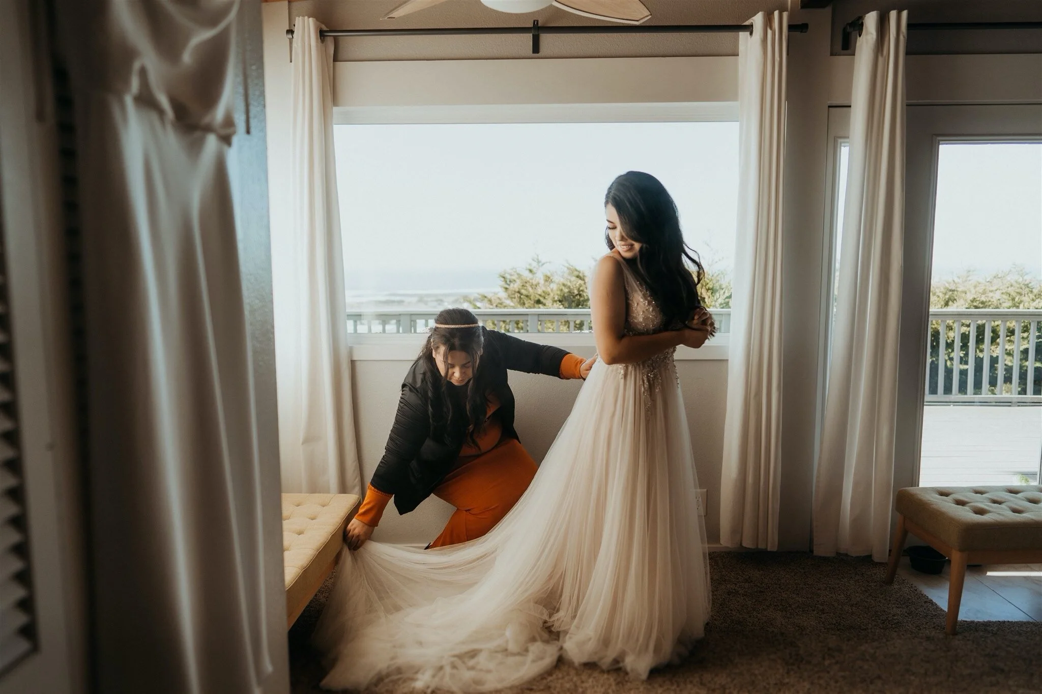 Elopement Day Getting Ready Details and Dresses