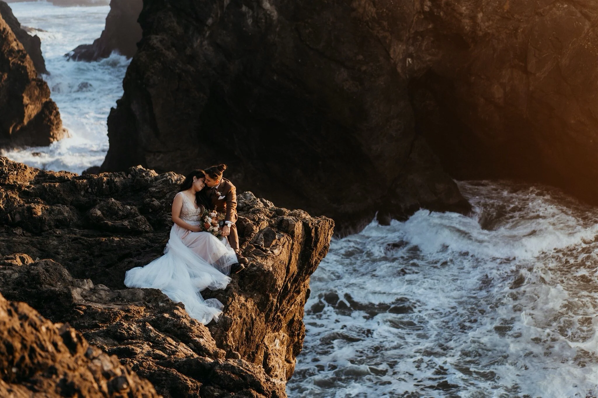 LGBTQ+ Coastal Adventure Elopement