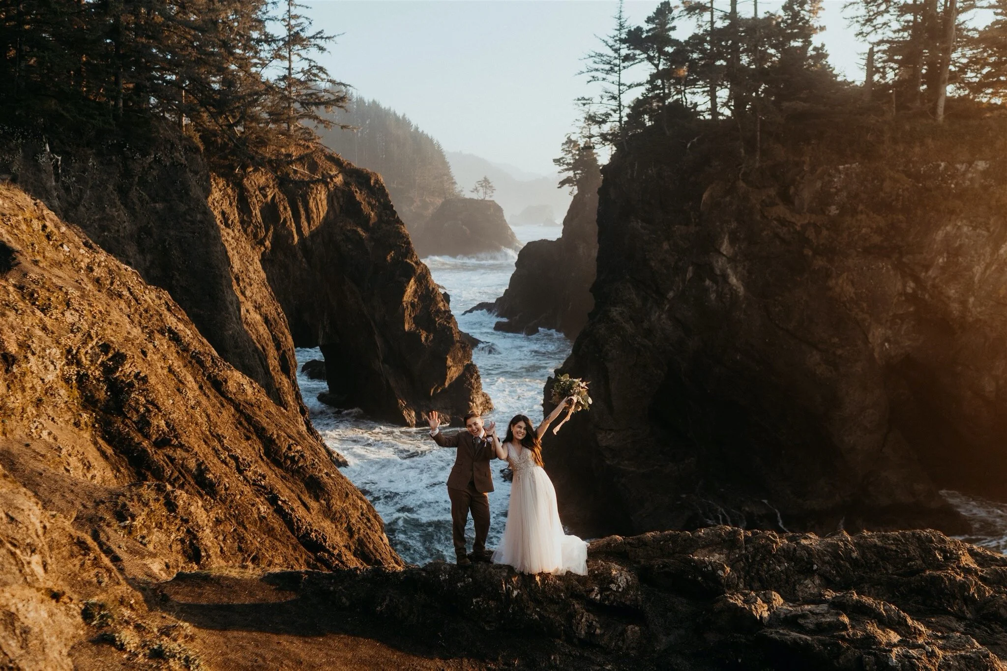 LGBTQ+ Coastal Adventure Elopement