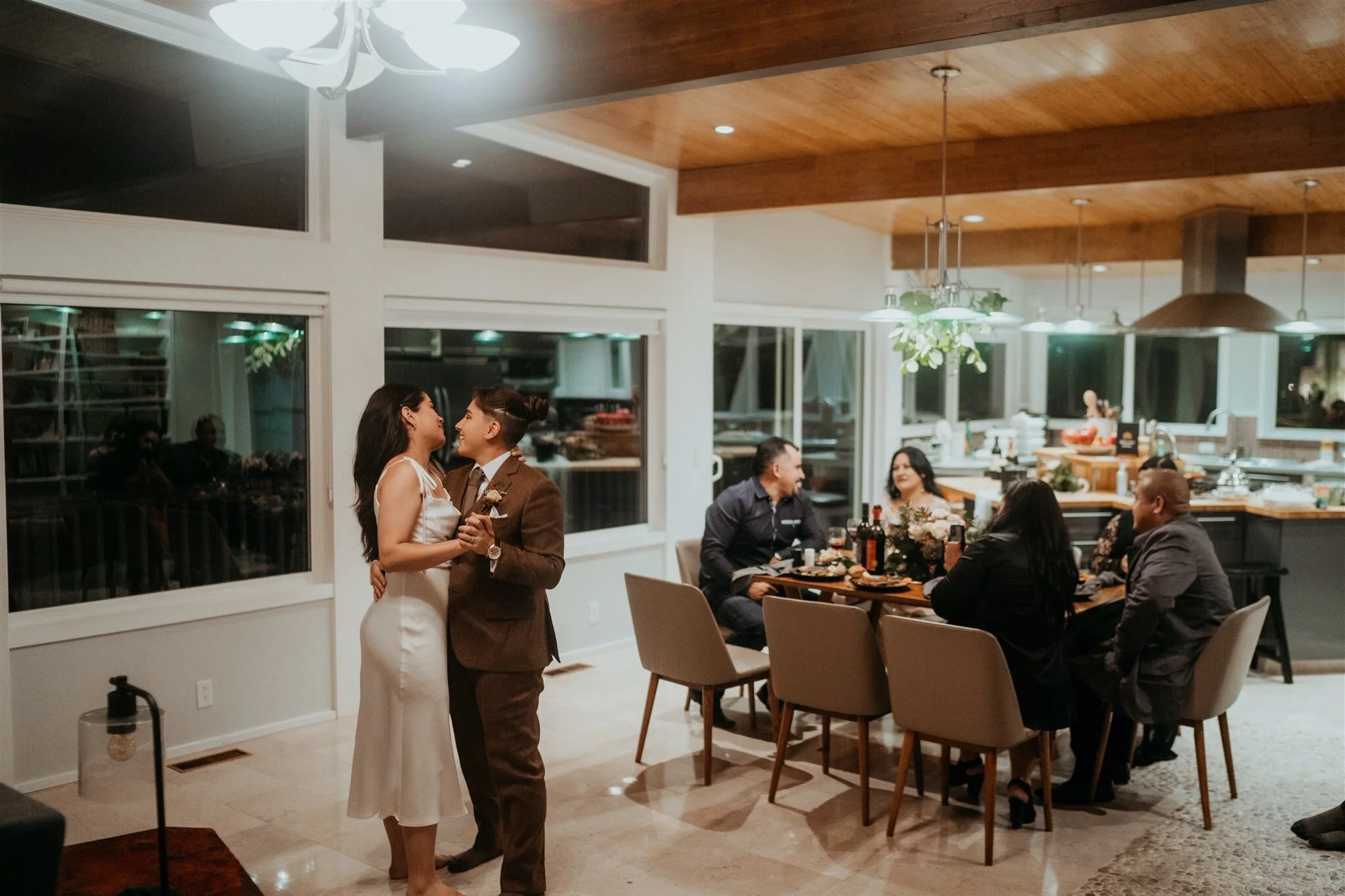 Intimate Elopement Reception with Family