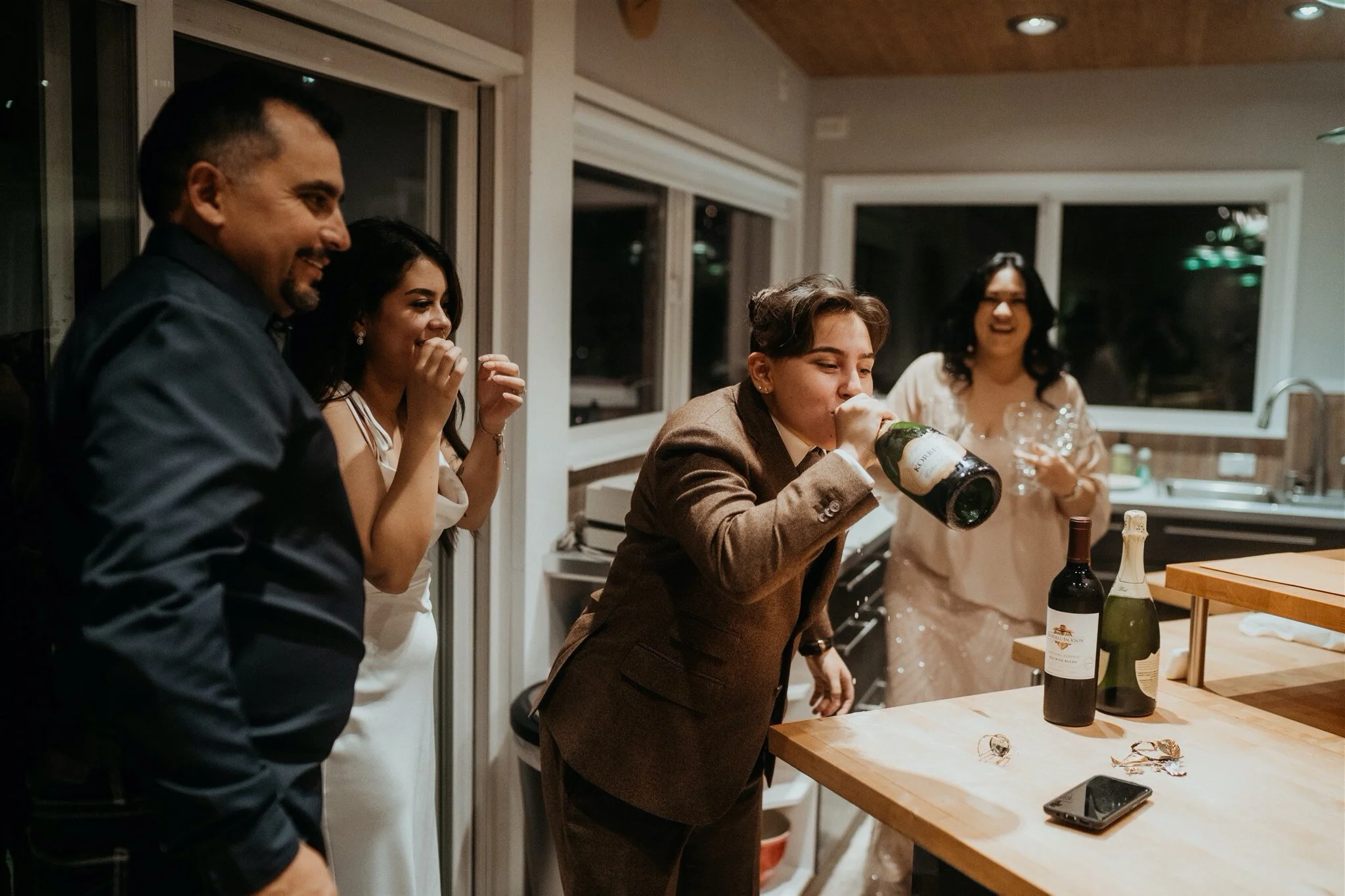 Intimate Elopement Reception with Family