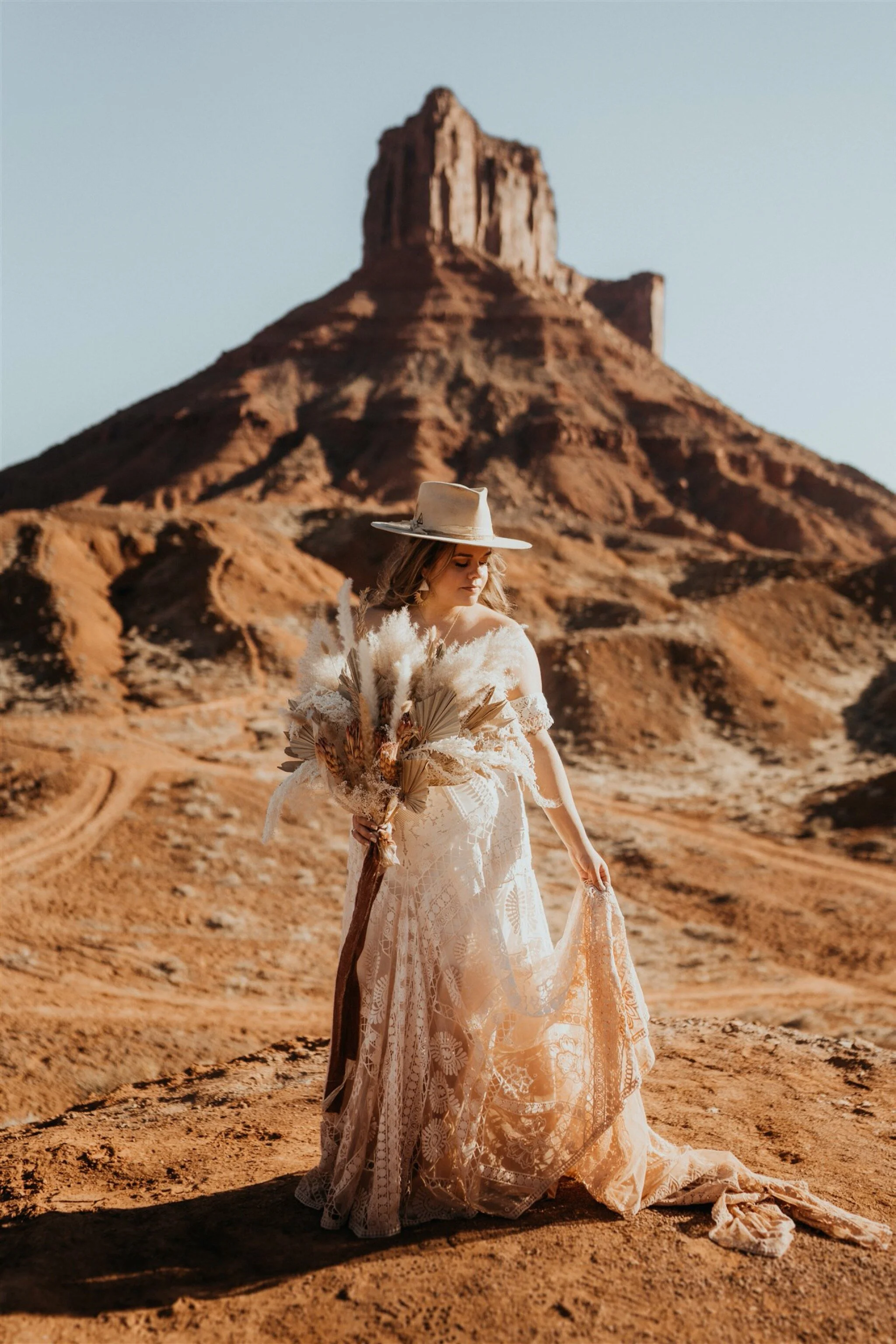 Boho Bride and Groom Outfits