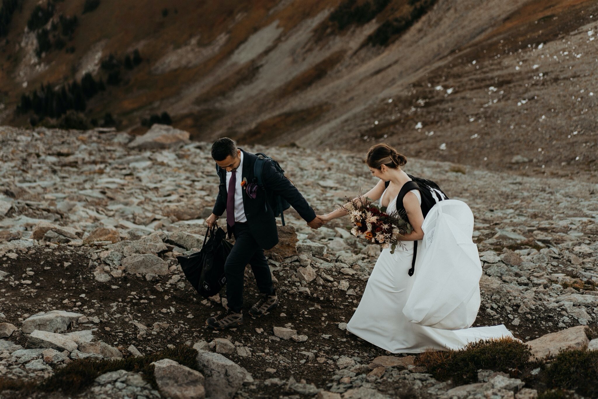 Mt Rainier Hiking Elopement