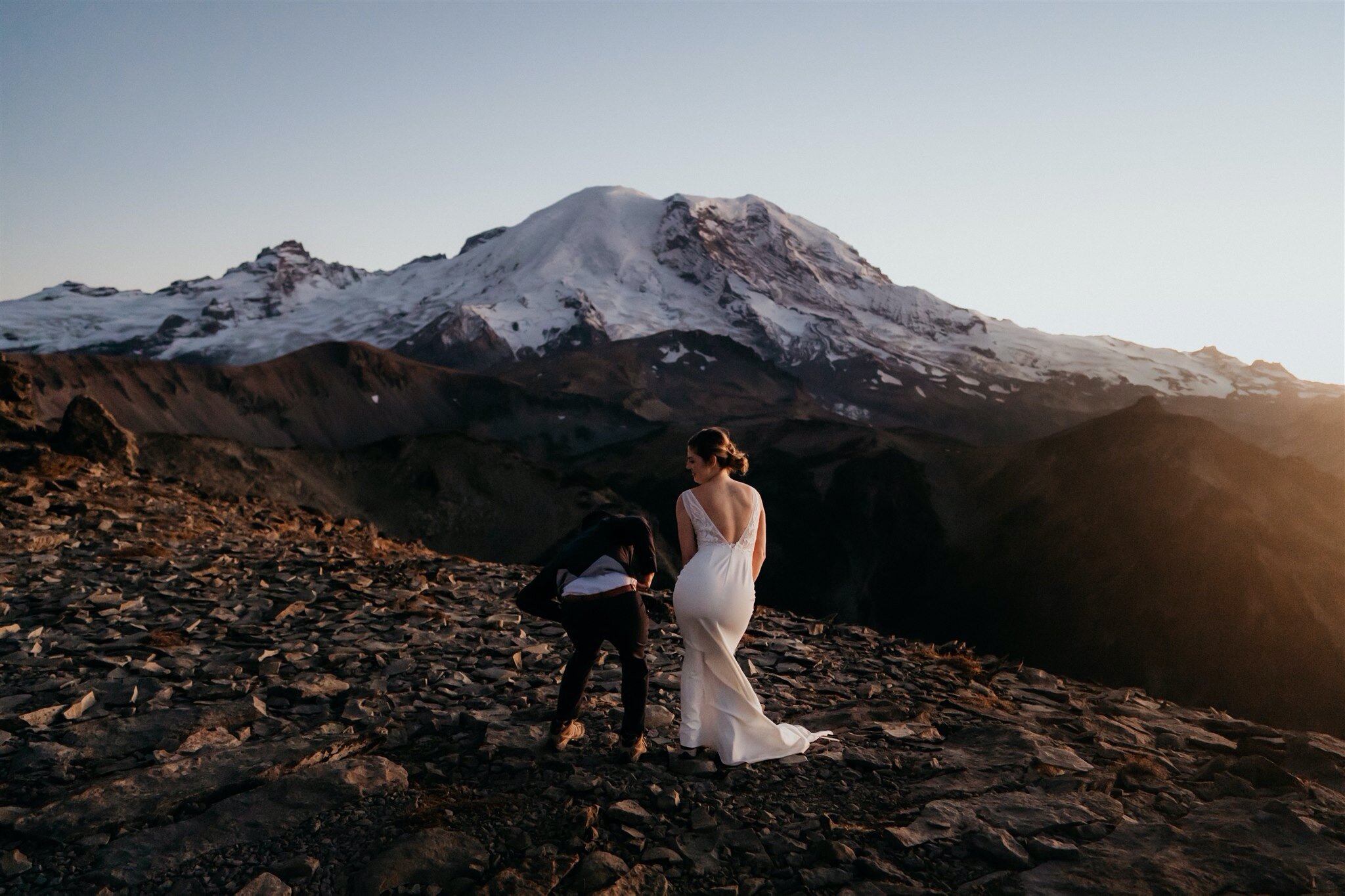 National Park Sunset Elopement 